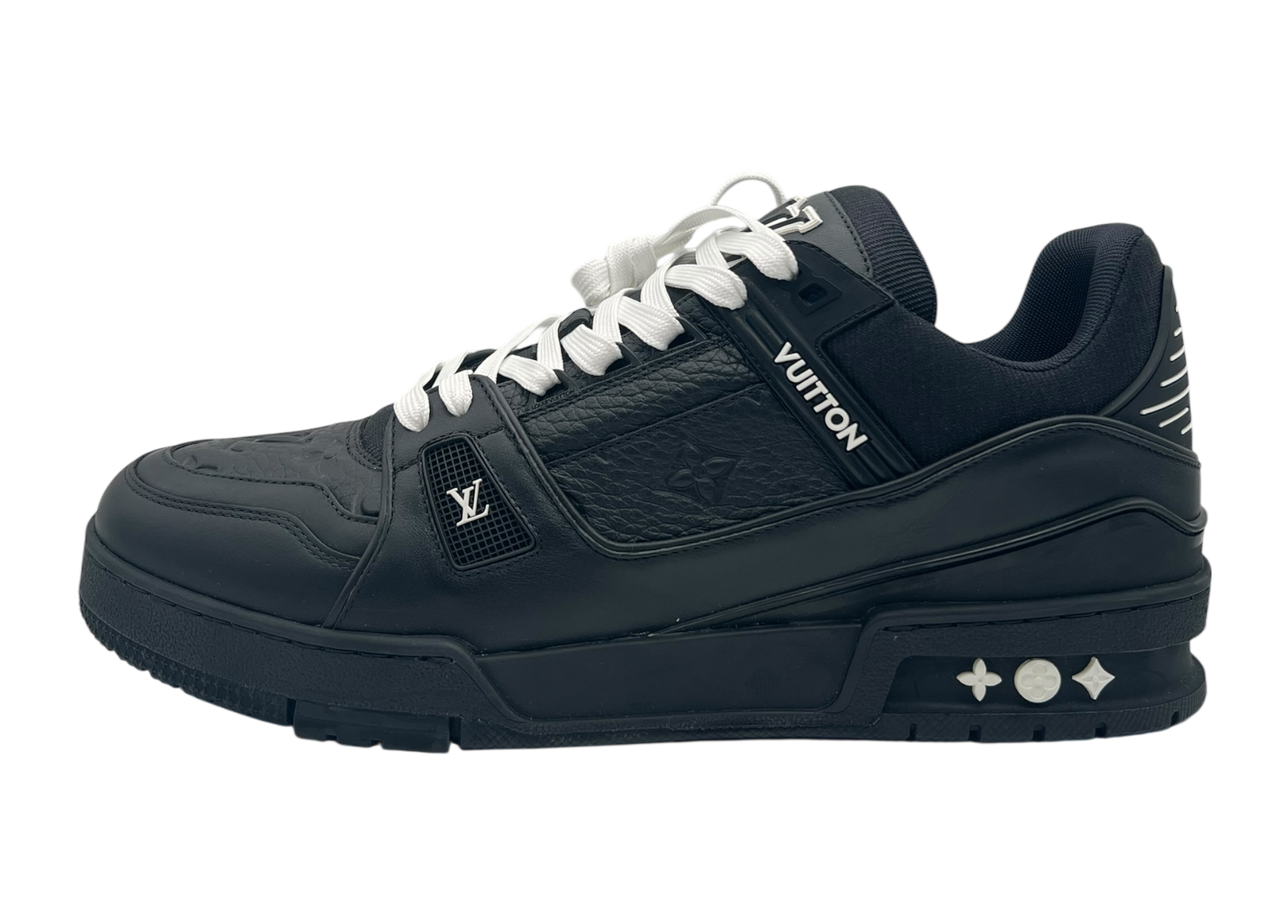 Louis Vuitton Trainer Triple Black COND NEW (NO BOX)