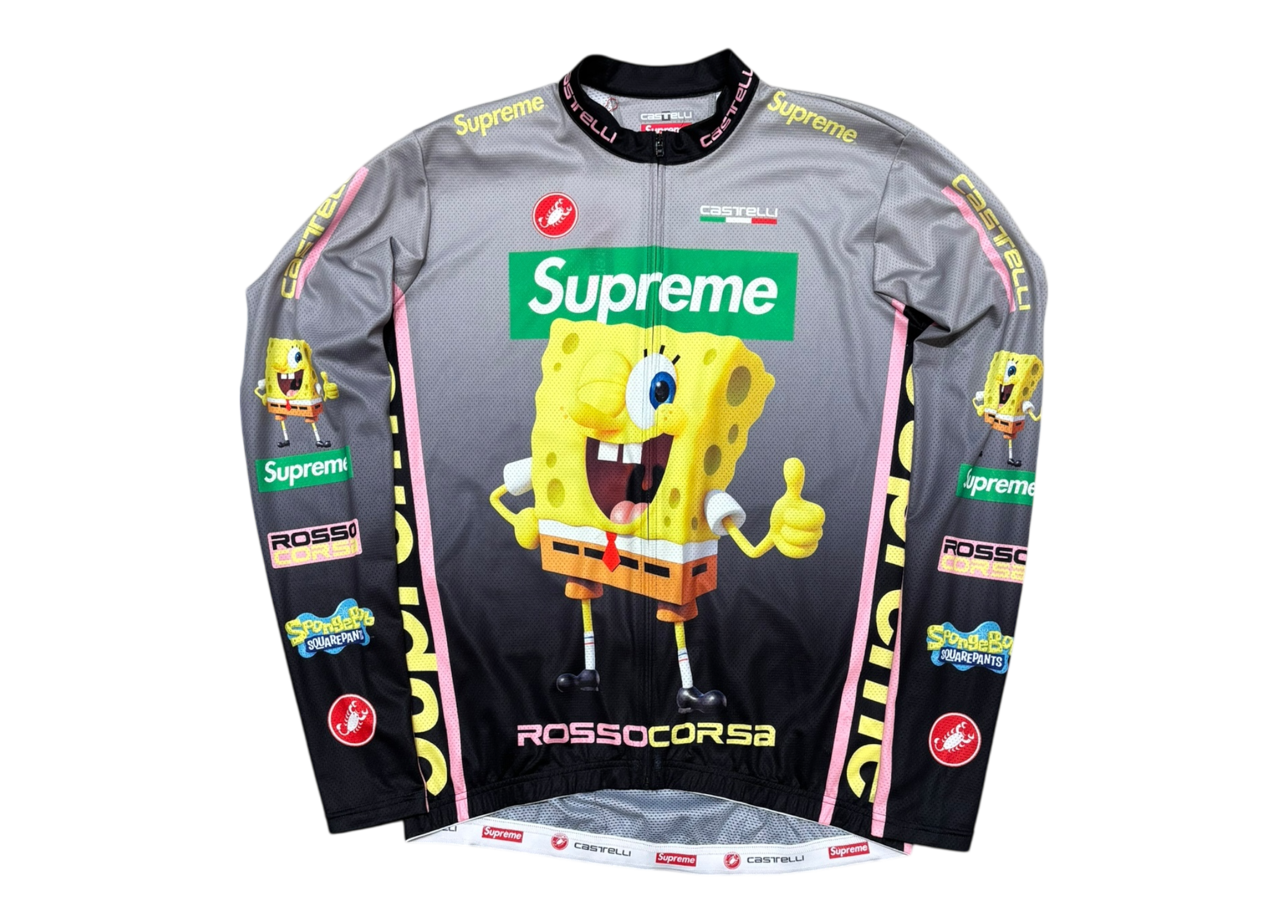 Supreme Longsleeve Ciclyst Castelli Spongebob COND NEW