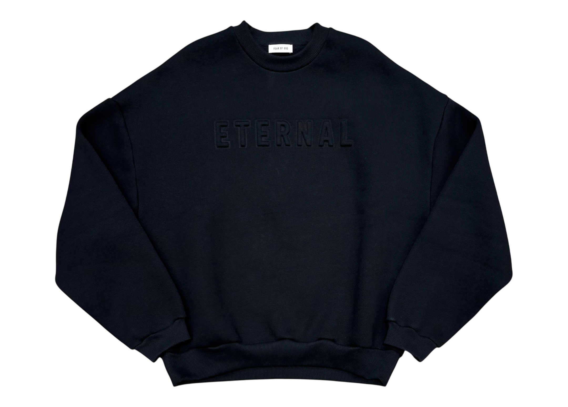 Fear of God Crewneck Eternal Black Oversize COND NEW