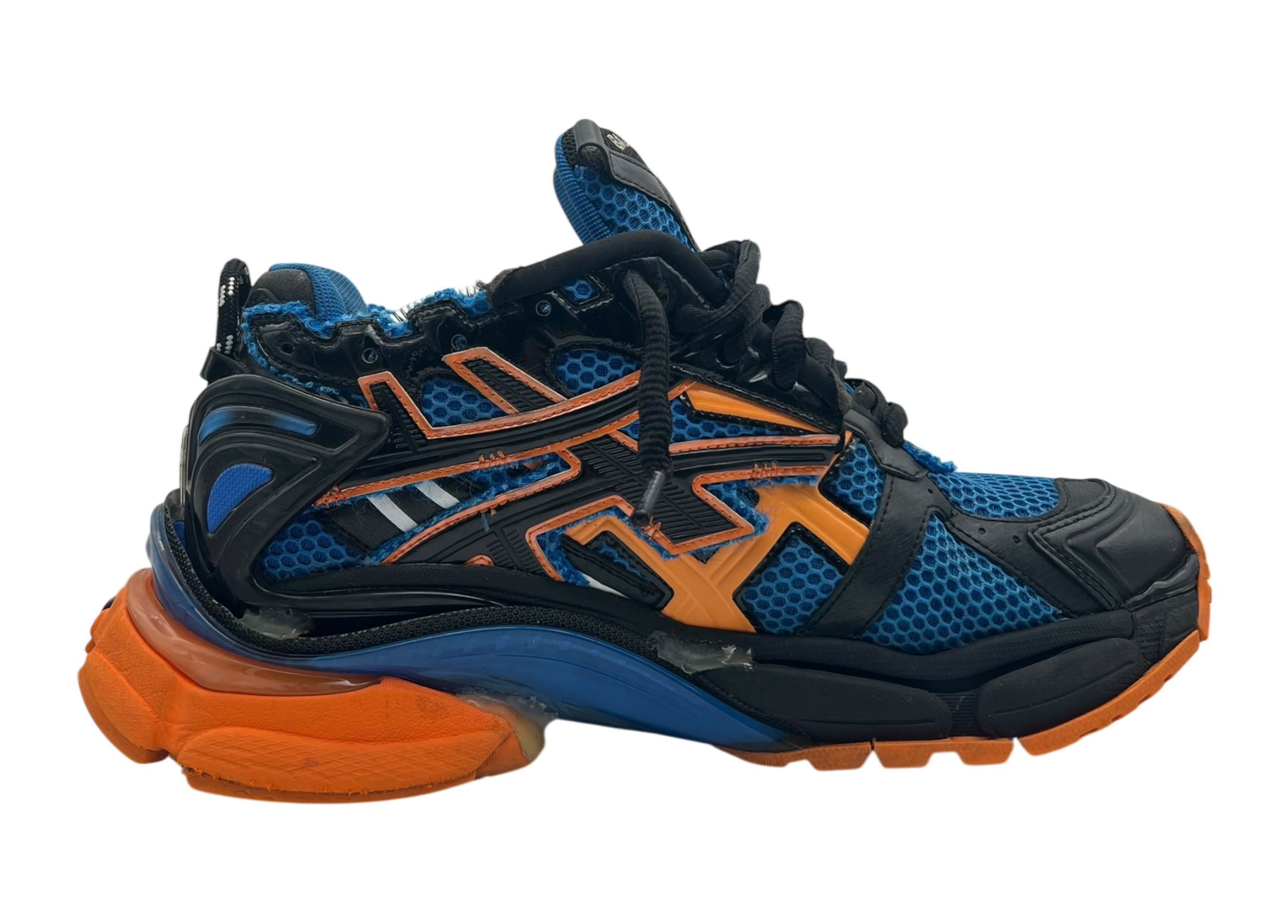 Balenciaga Runner Blue Orange COND 8.5/10 (OG ALL)