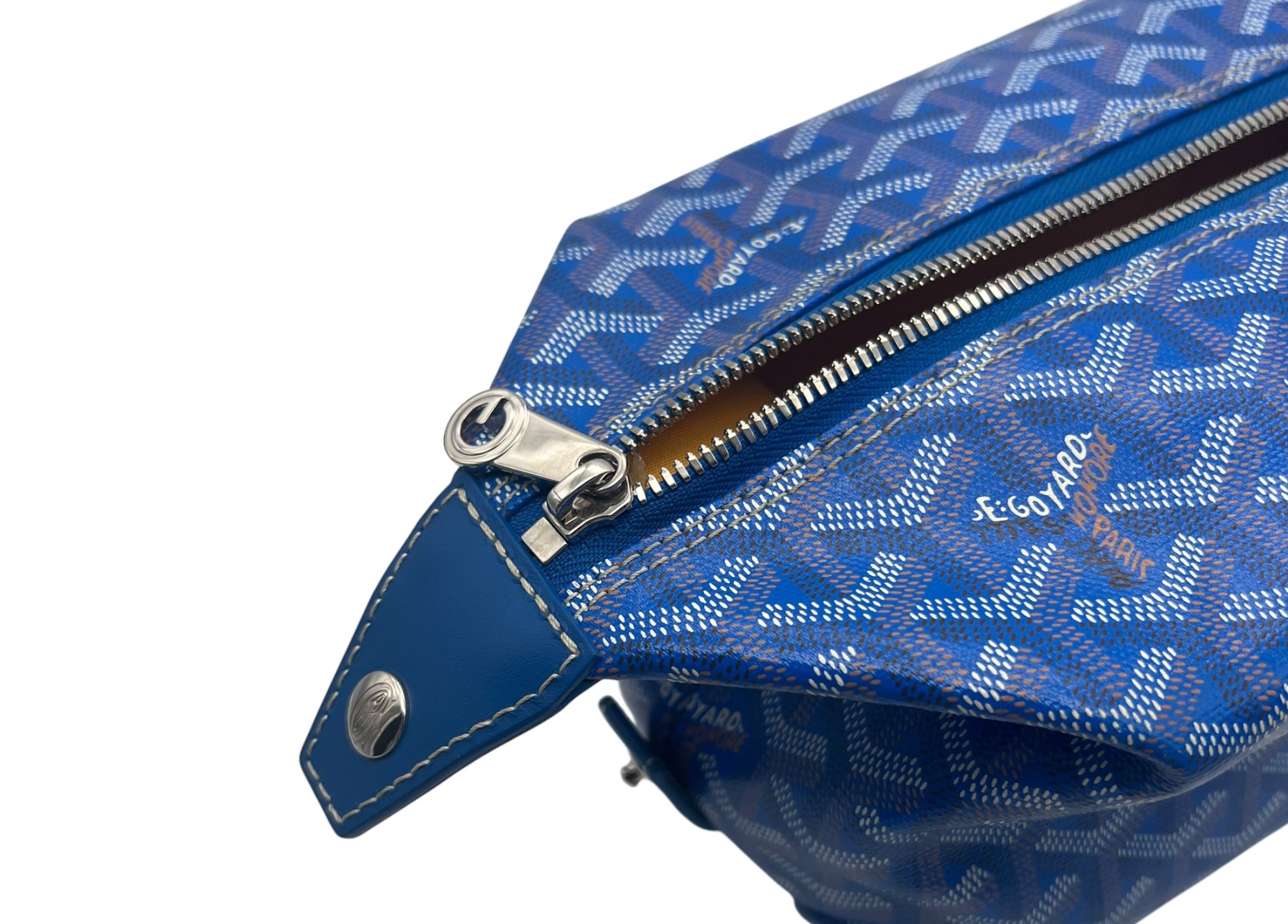 Goyard Bowling 25 Toiletry Bag Blue COND 9.5/10