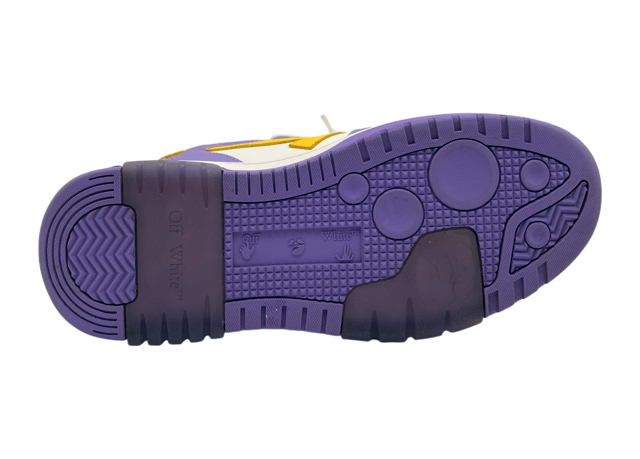 Off-White Out Of Office Yellow Violet COND 9/10 (NO BOX)