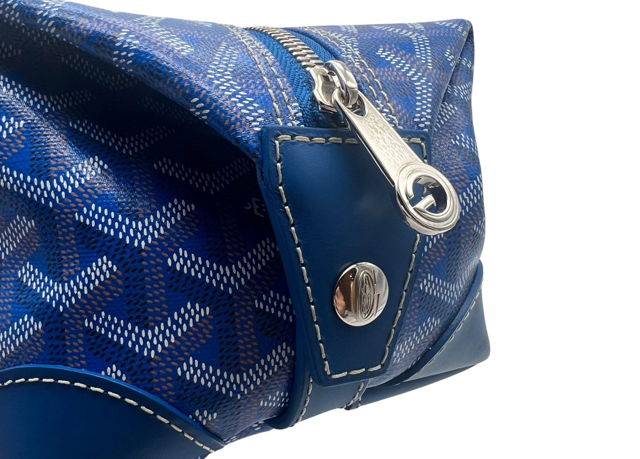 Goyard Bowling 25 Toiletry Bag Blue COND 9.5/10