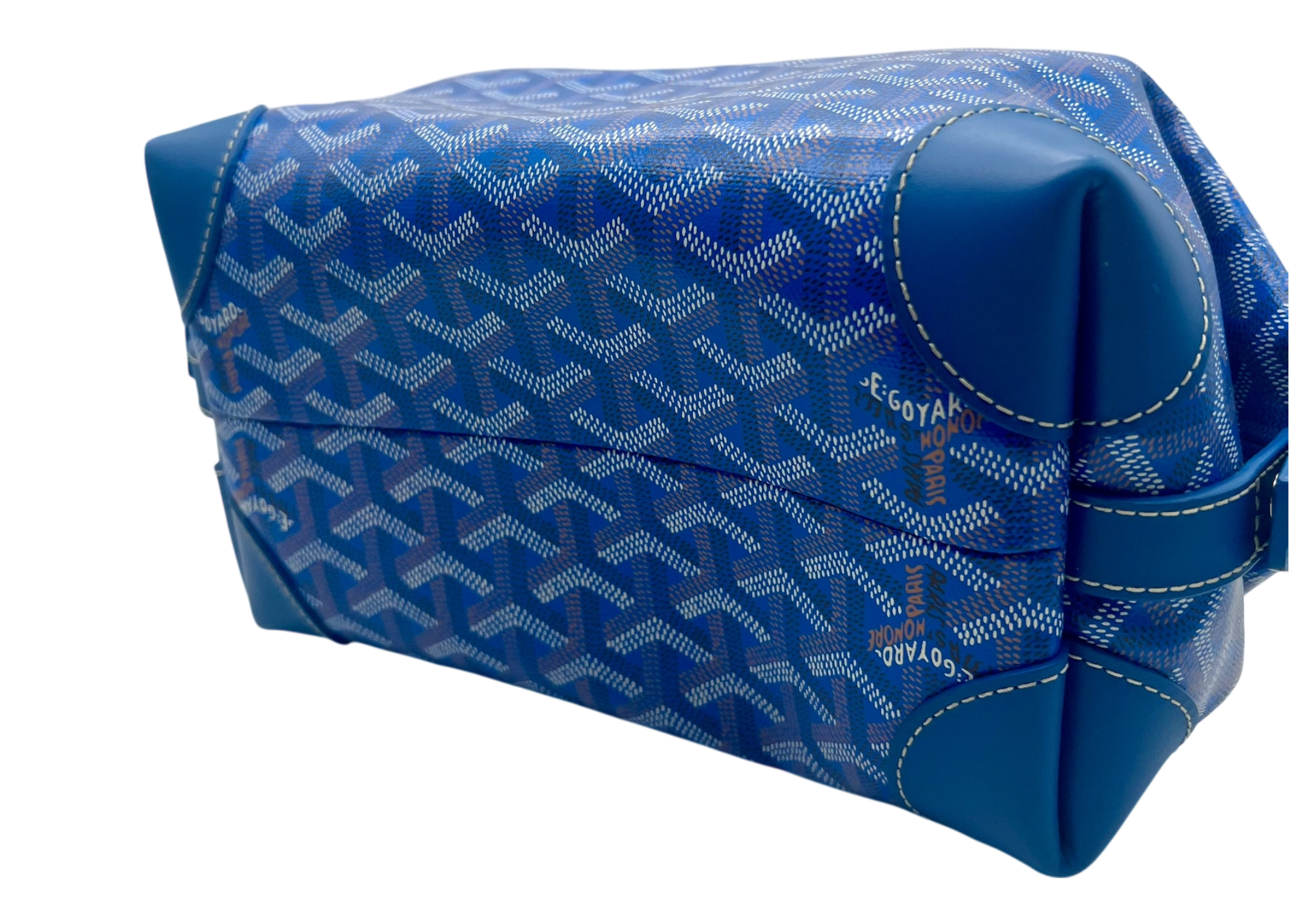 Goyard Bowling 25 Toiletry Bag Blue COND 9.5/10