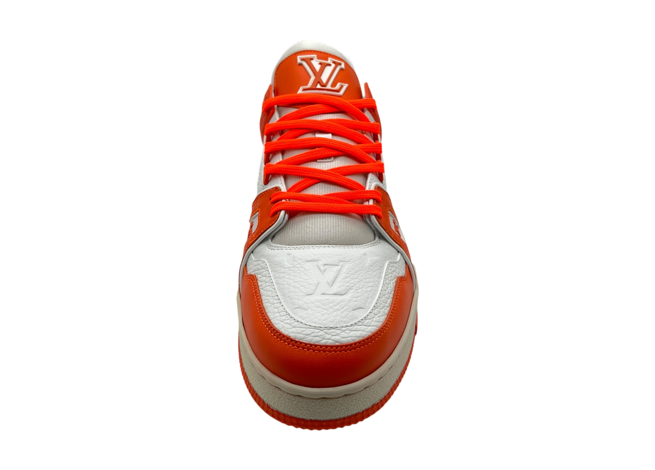 Louis Vuitton Trainer White Orange Fluo COND NEW (NO BOX)