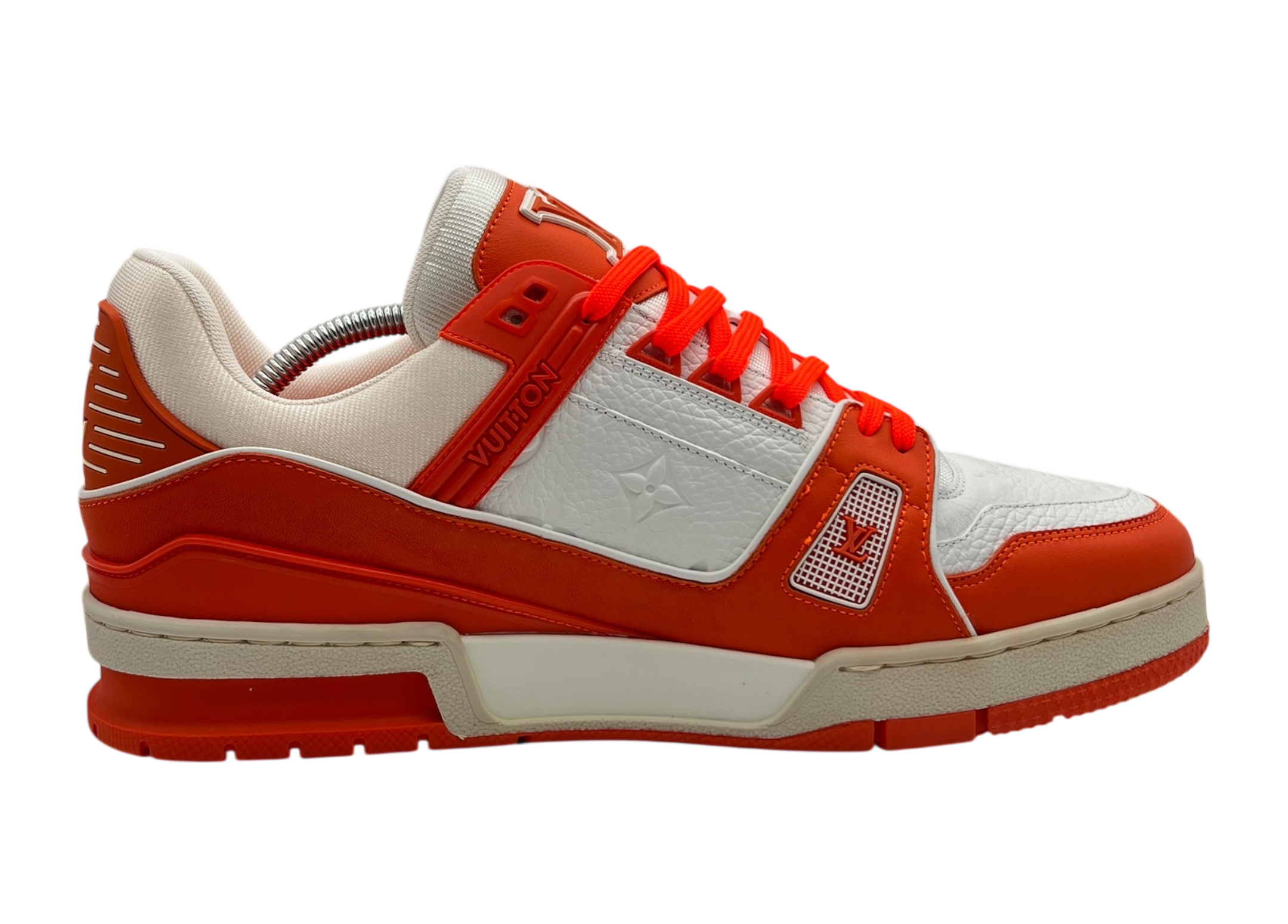 Louis Vuitton Trainer White Orange Fluo COND NEW (NO BOX)