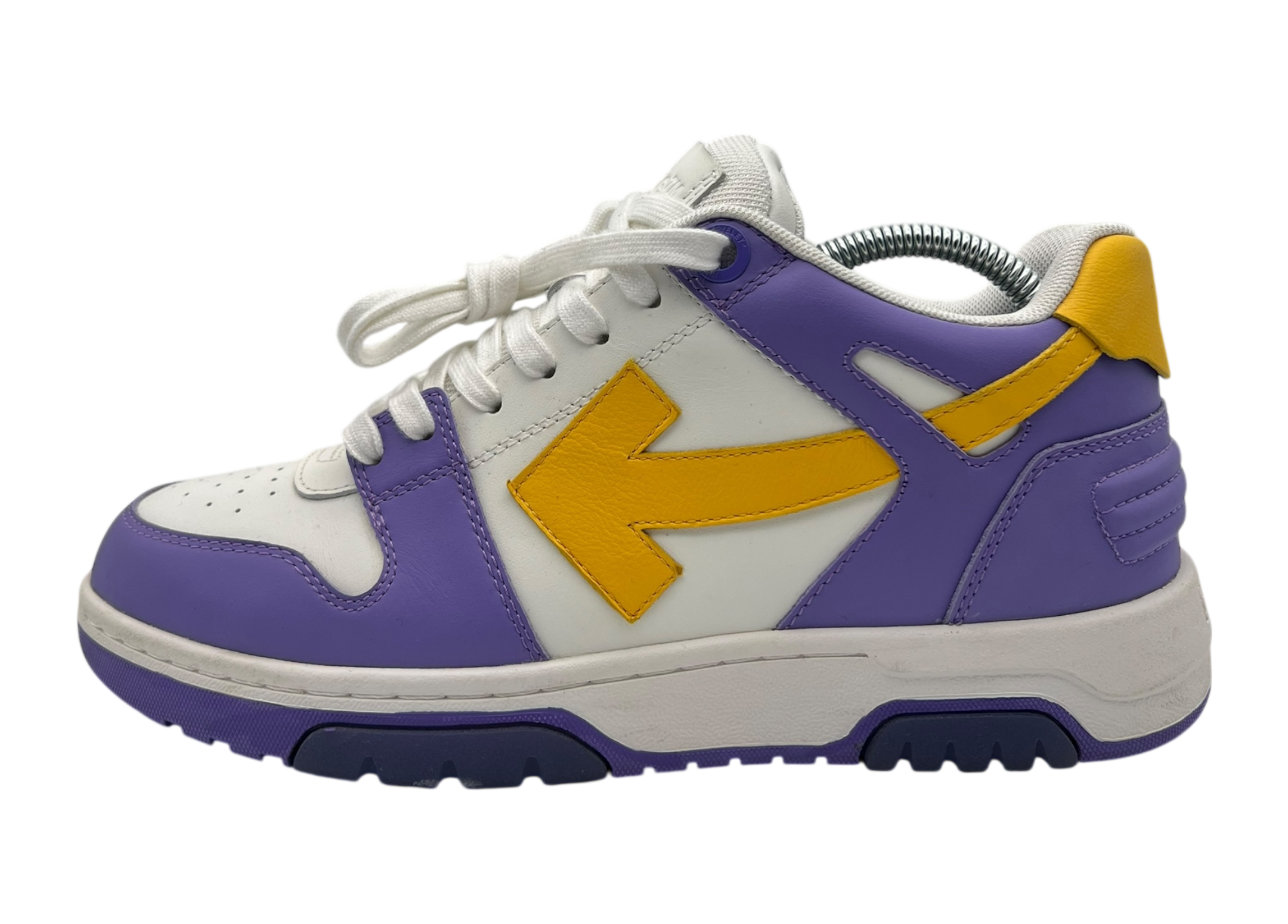 Off-White Out Of Office Yellow Violet COND 9/10 (NO BOX)