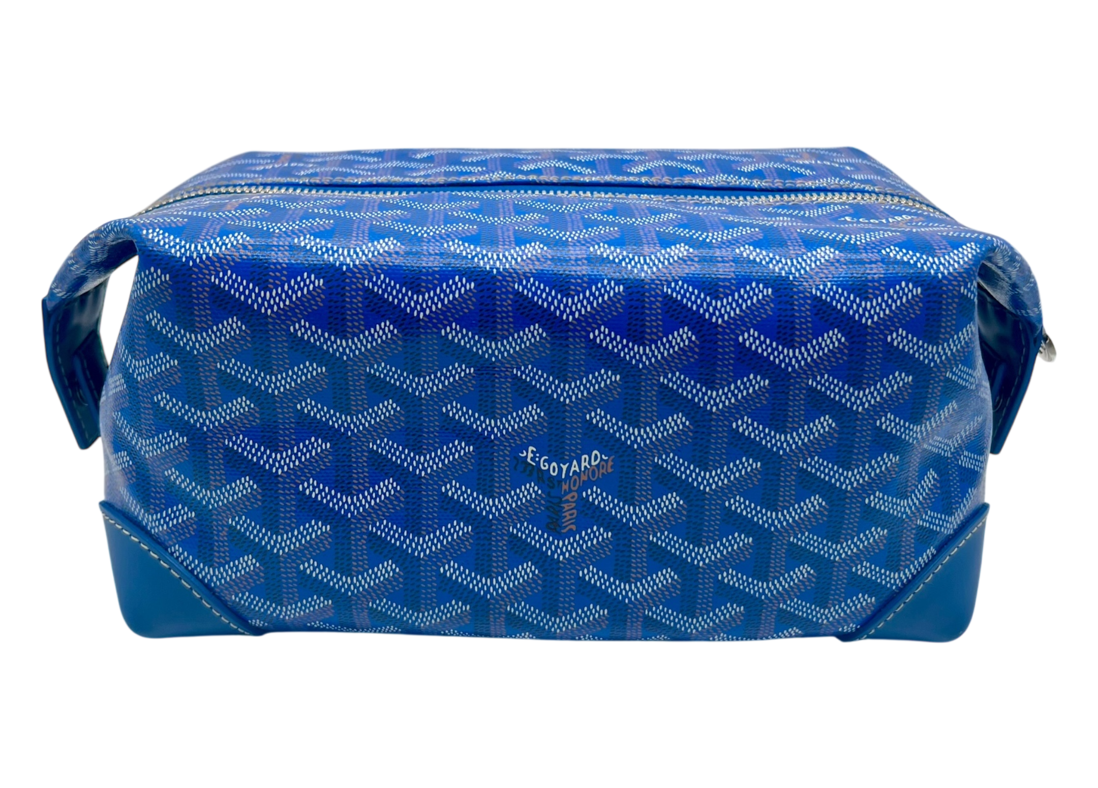 Goyard Bowling 25 Toiletry Bag Blue COND 9.5/10