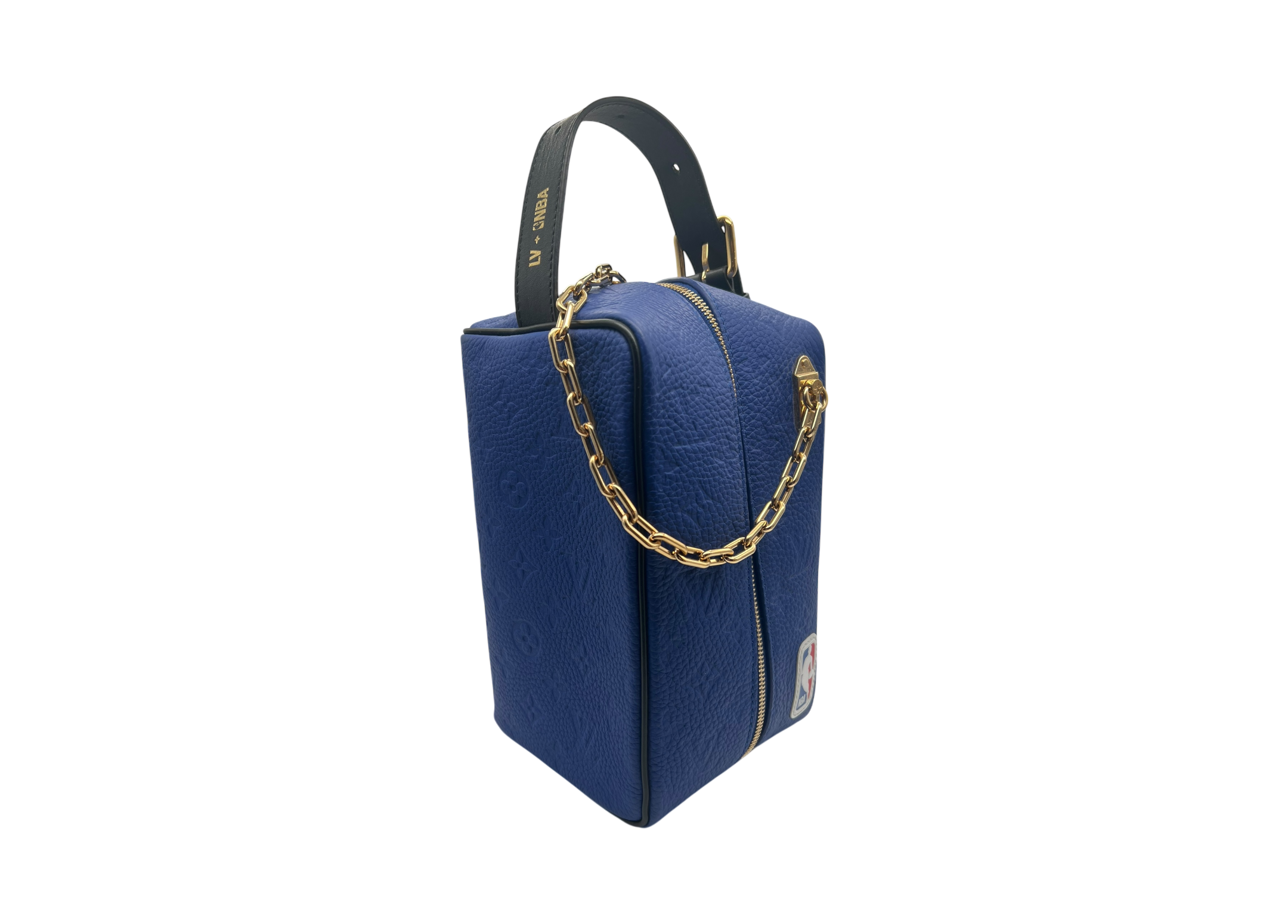Louis Vuitton NBA Cloackroom Dopp Kit Leather Blue COND 9.5/10