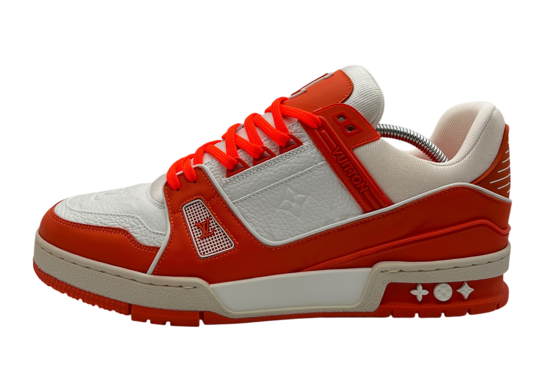 Louis Vuitton Trainer White Orange Fluo COND NEW (NO BOX)