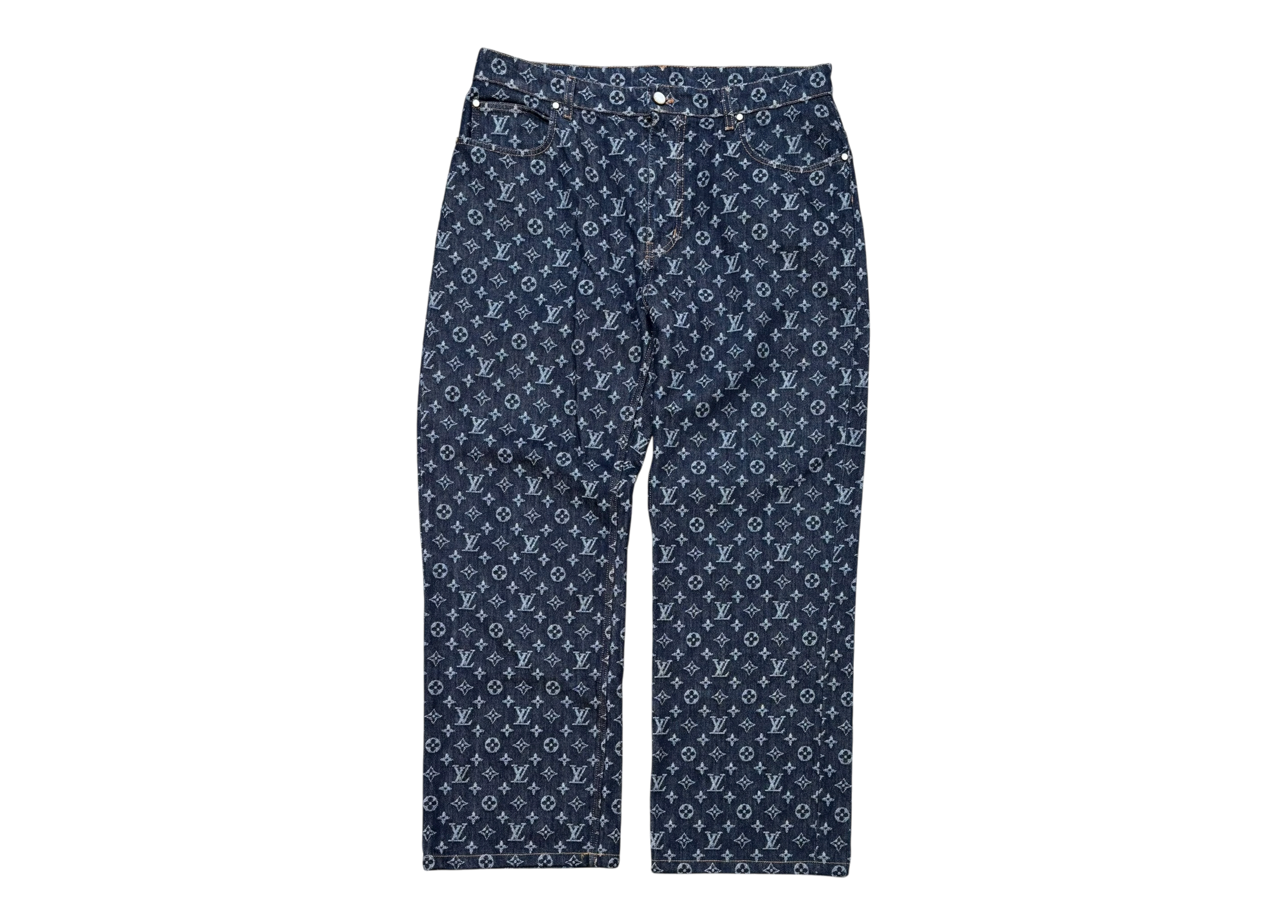 Louis Vuitton Denim Jeans Monogram COND 9.8/10