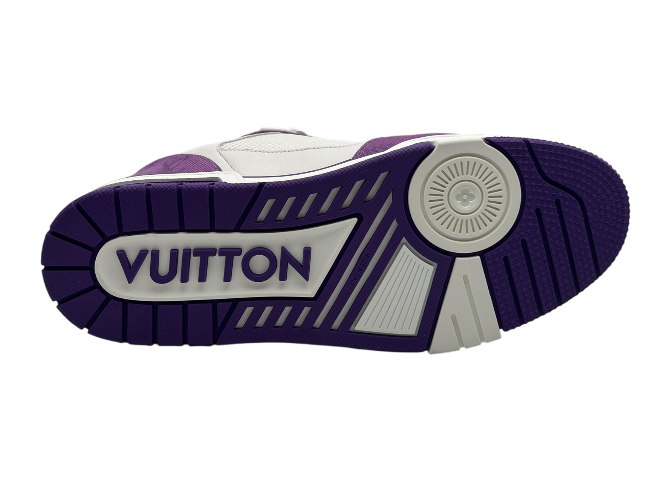 Louis Vuitton Trainer Denim Purple Strap COND NEW (NO BOX)