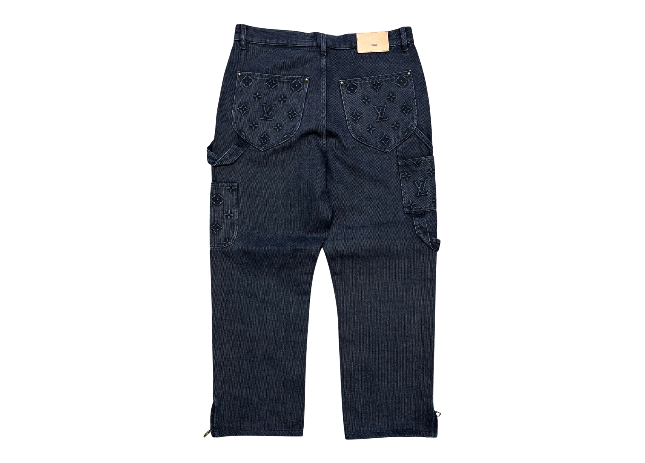 Louis Vuitton Denim Carpenter Black Monogram COND 9.8/10
