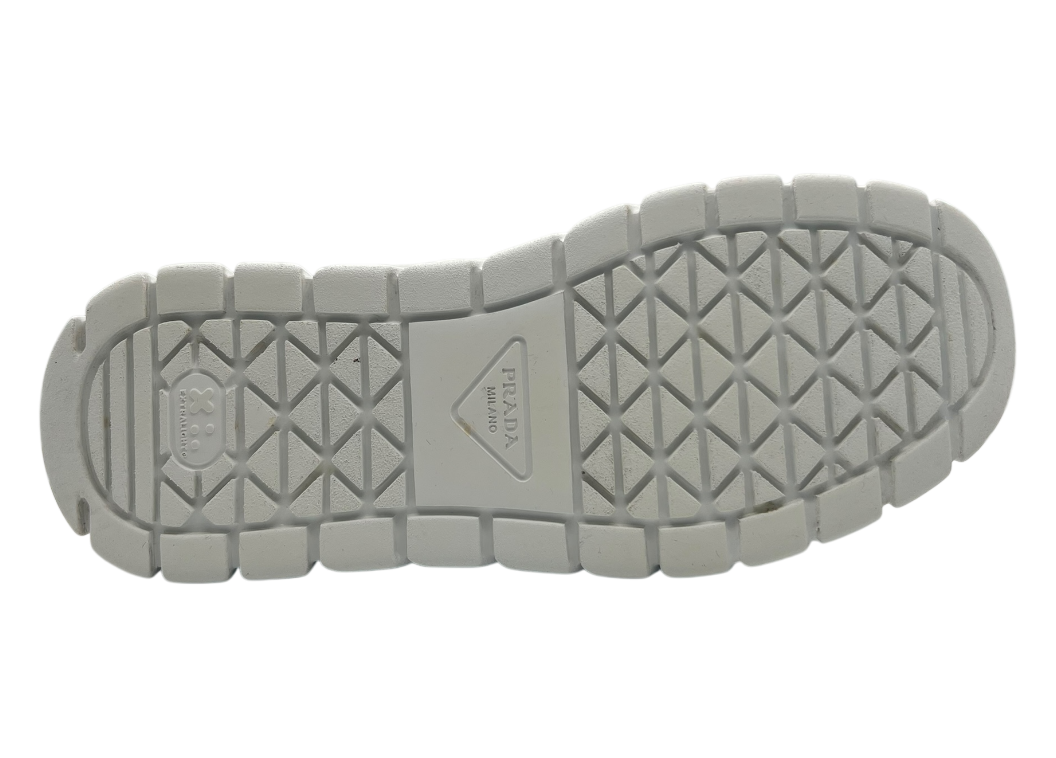 Prada Sneakers Leather White COND 9/10 (NO BOX)