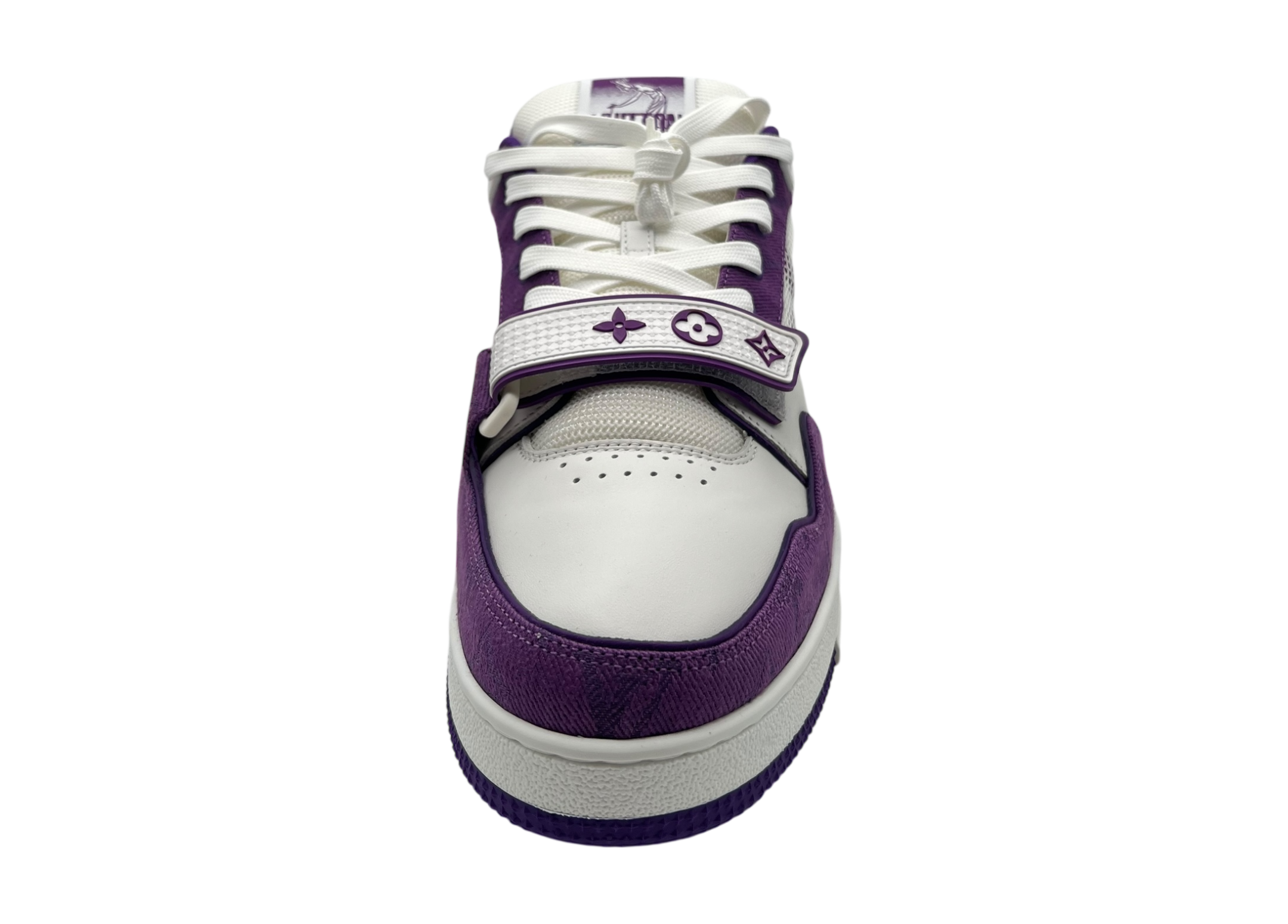 Louis Vuitton Trainer Denim Purple Strap COND NEW (NO BOX)