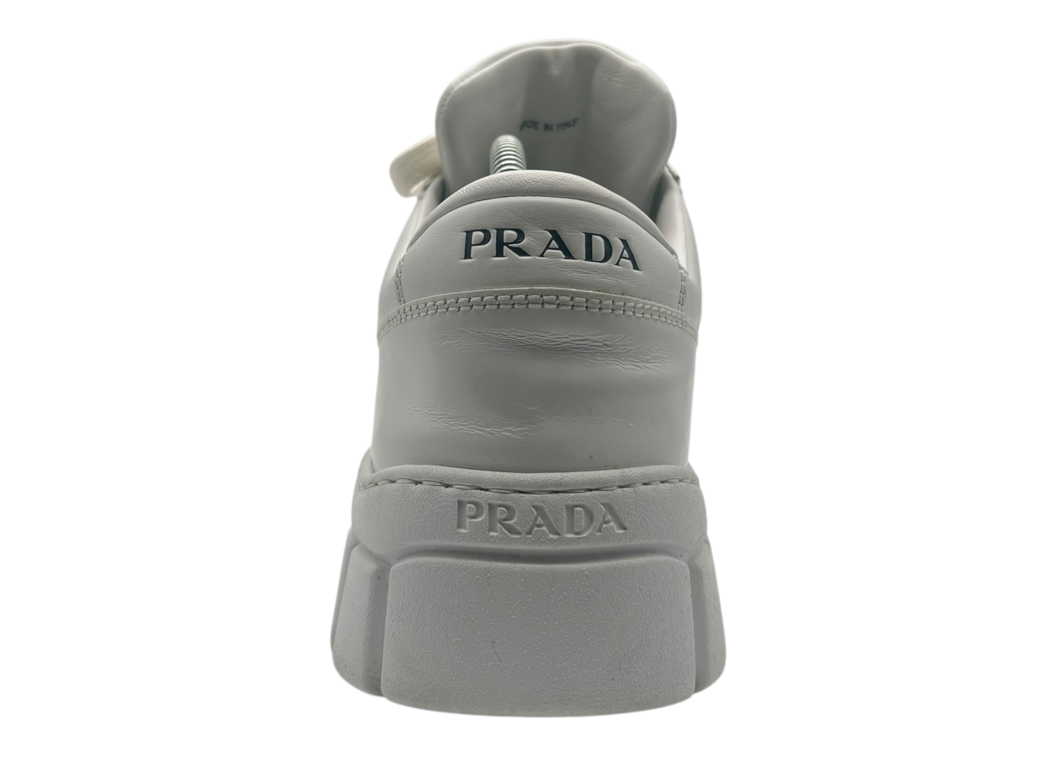 Prada Sneakers Leather White COND 9/10 (NO BOX)