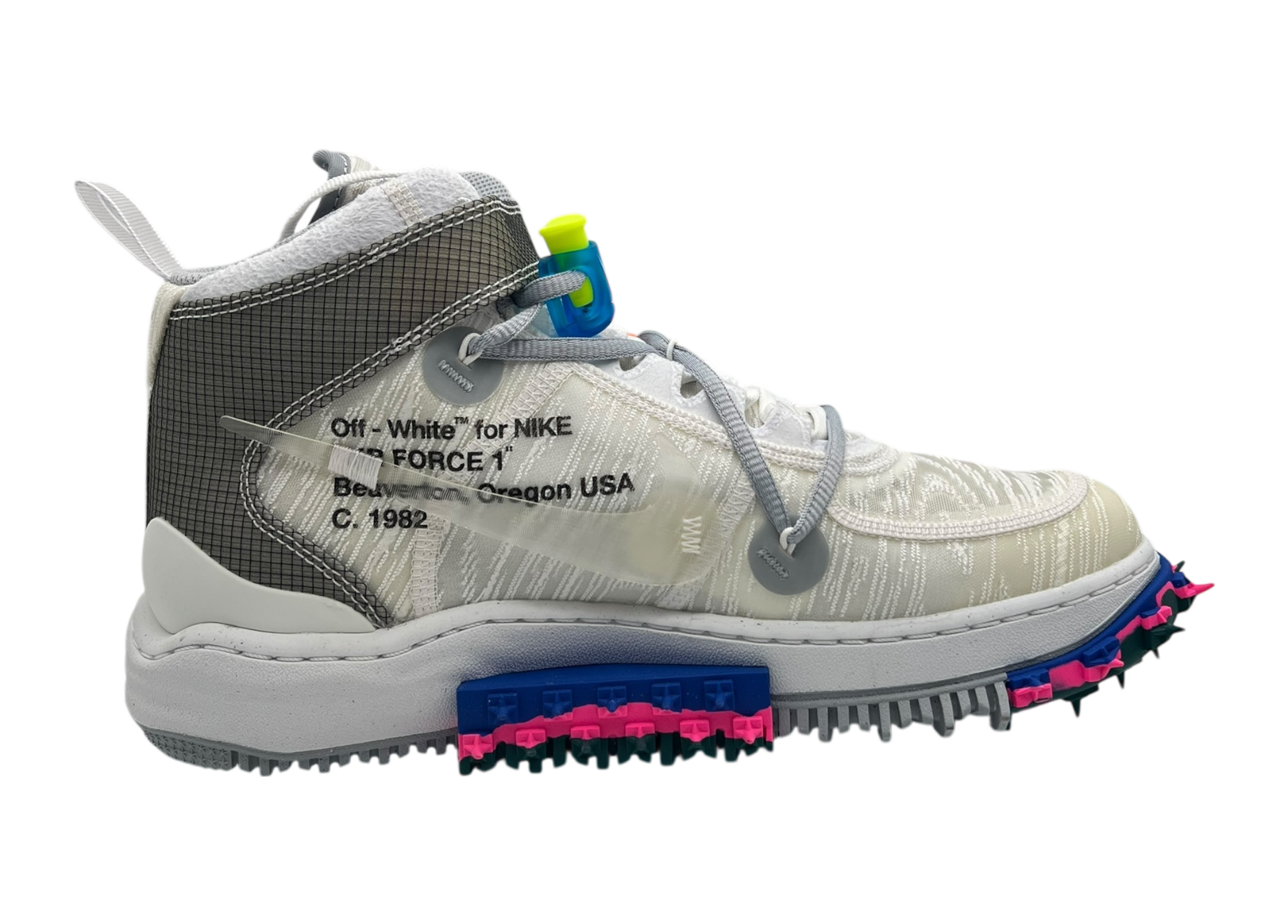 Air Force 1 Mid Off-White White COND NEW (NO BOX)