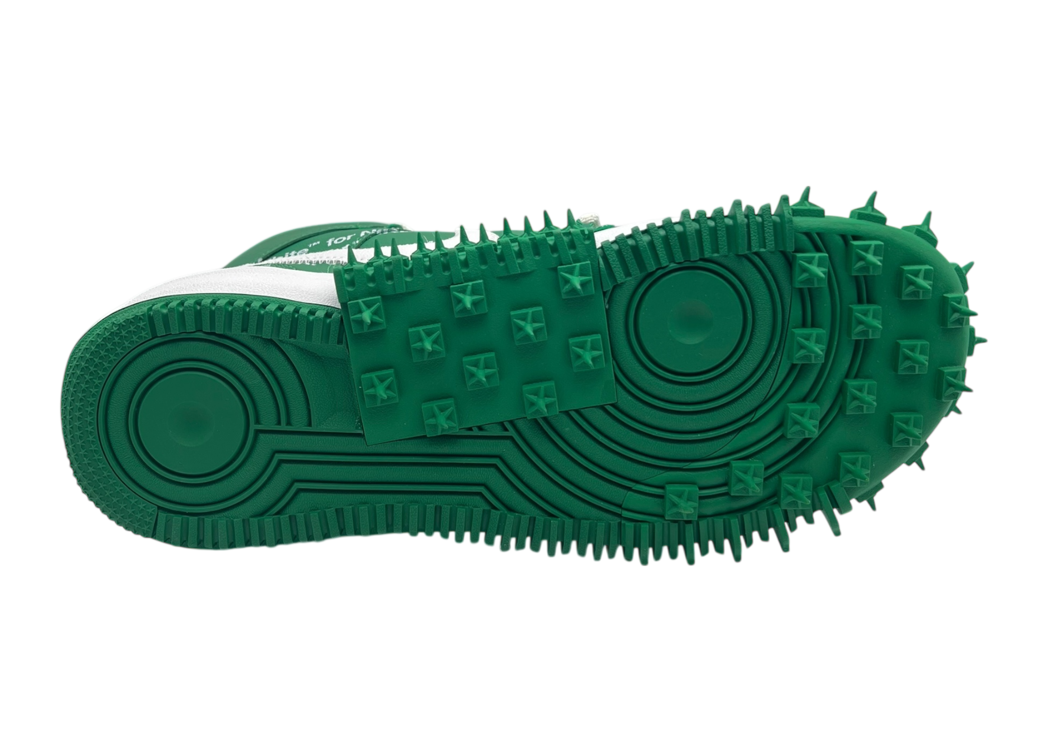 Air Force 1 Mid Off-White Pine Green COND NEW (NO BOX)