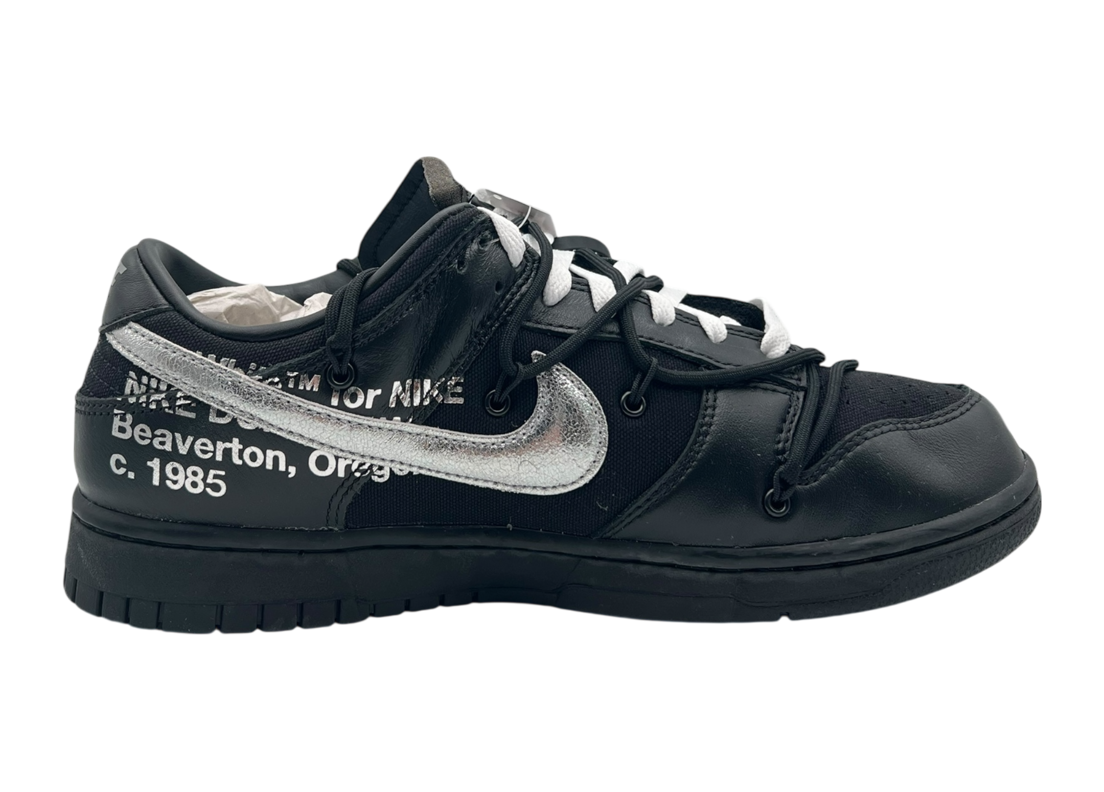 Dunk Low Off-White Lot 50/50 COND NEW (NO BOX)