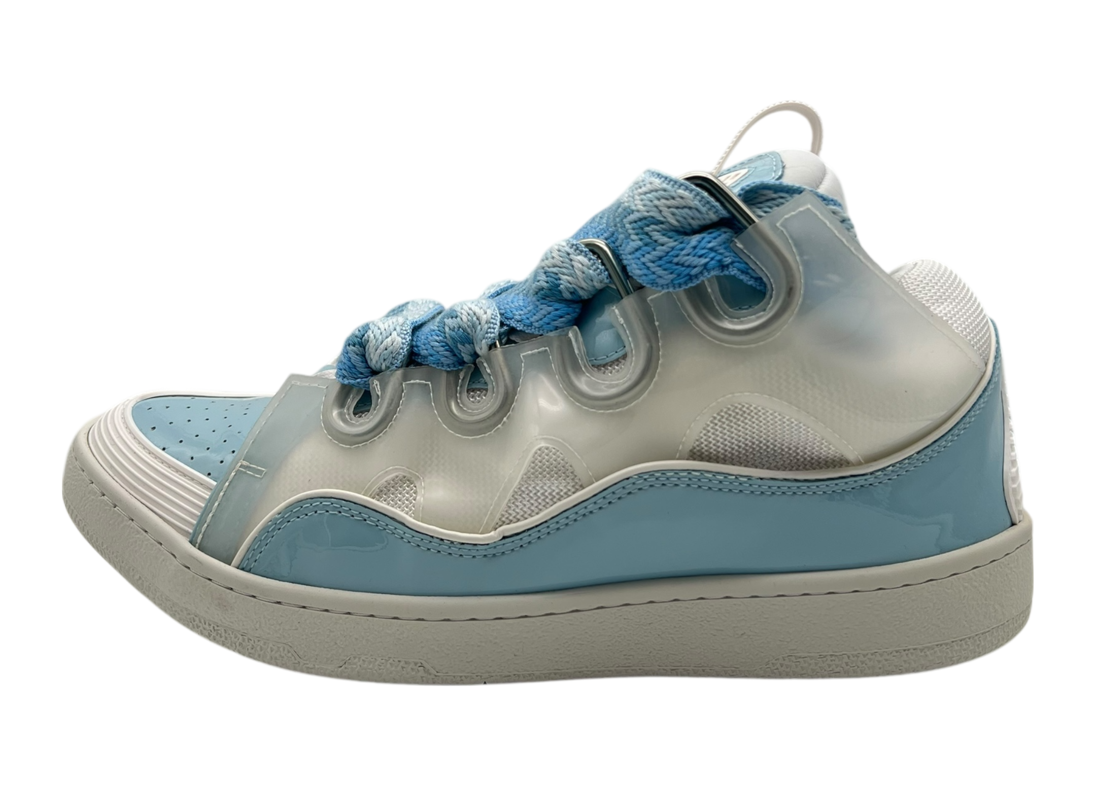 Lanvin Curb White Azure COND NEW (NO BOX)