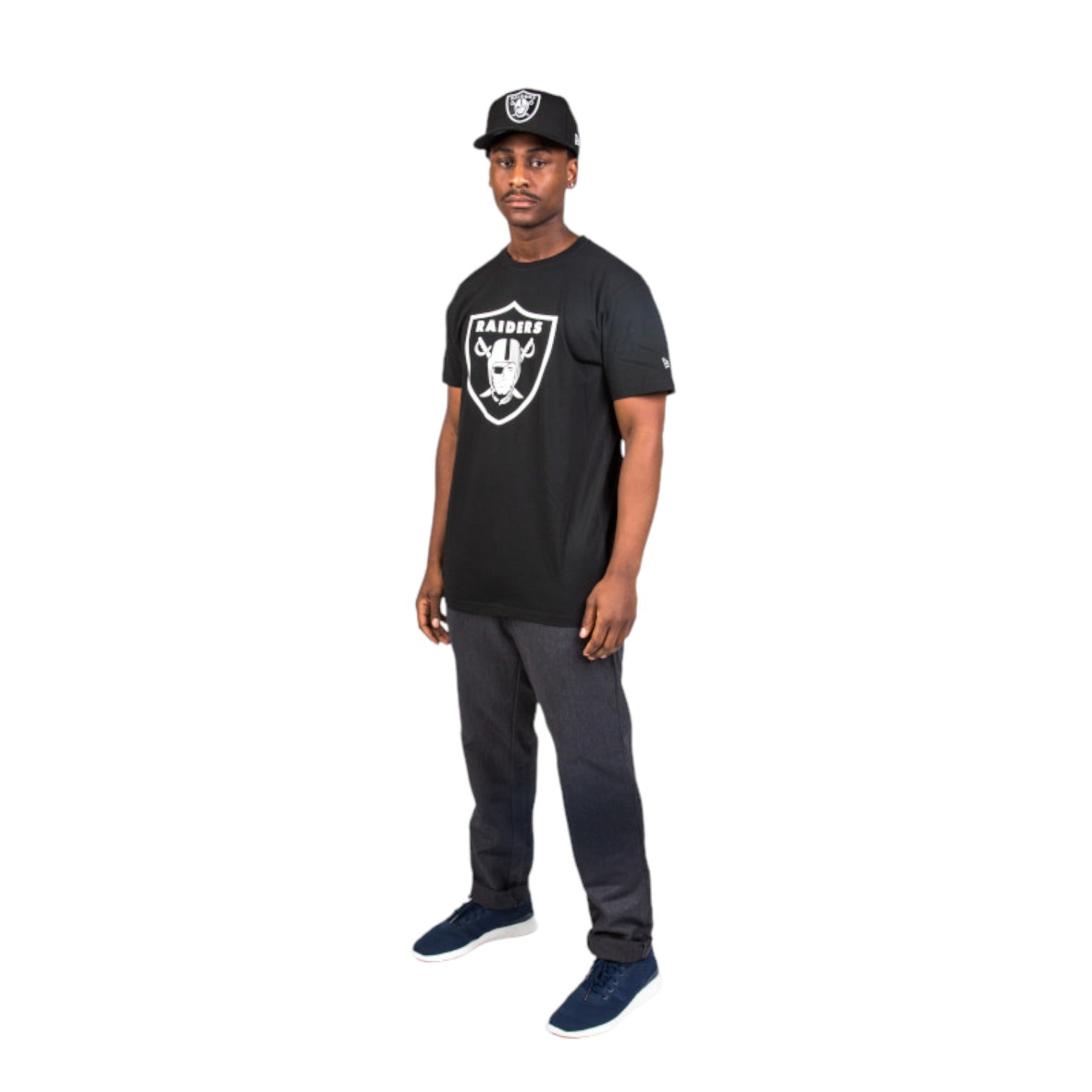 Team Logo T-shirt Raiders Black