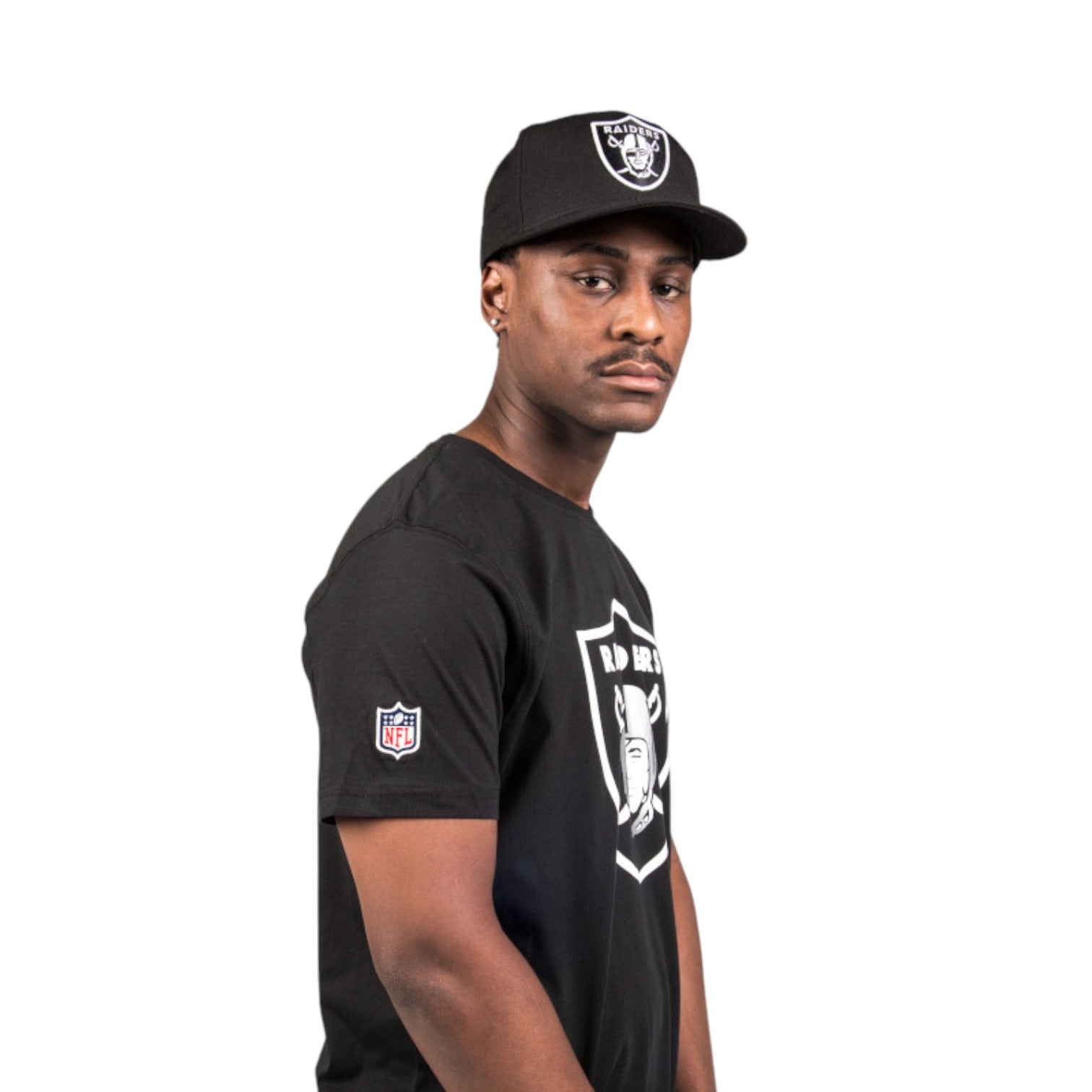 Team Logo T-shirt Raiders Black