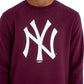 Team Logo Crewneck New York Yankees Bordeaux