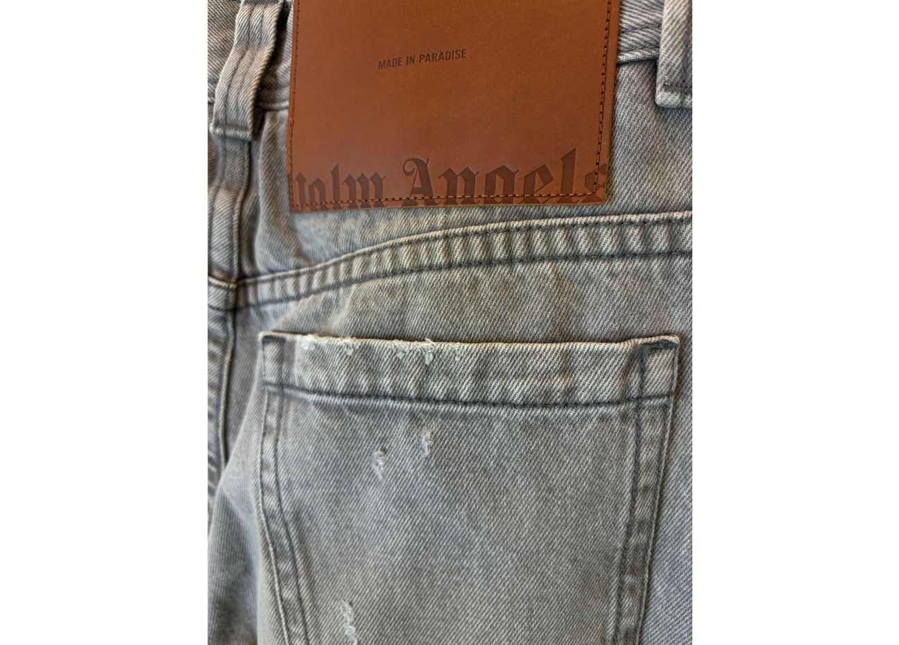 Palm Angels Denim Grey Wash COND NEW