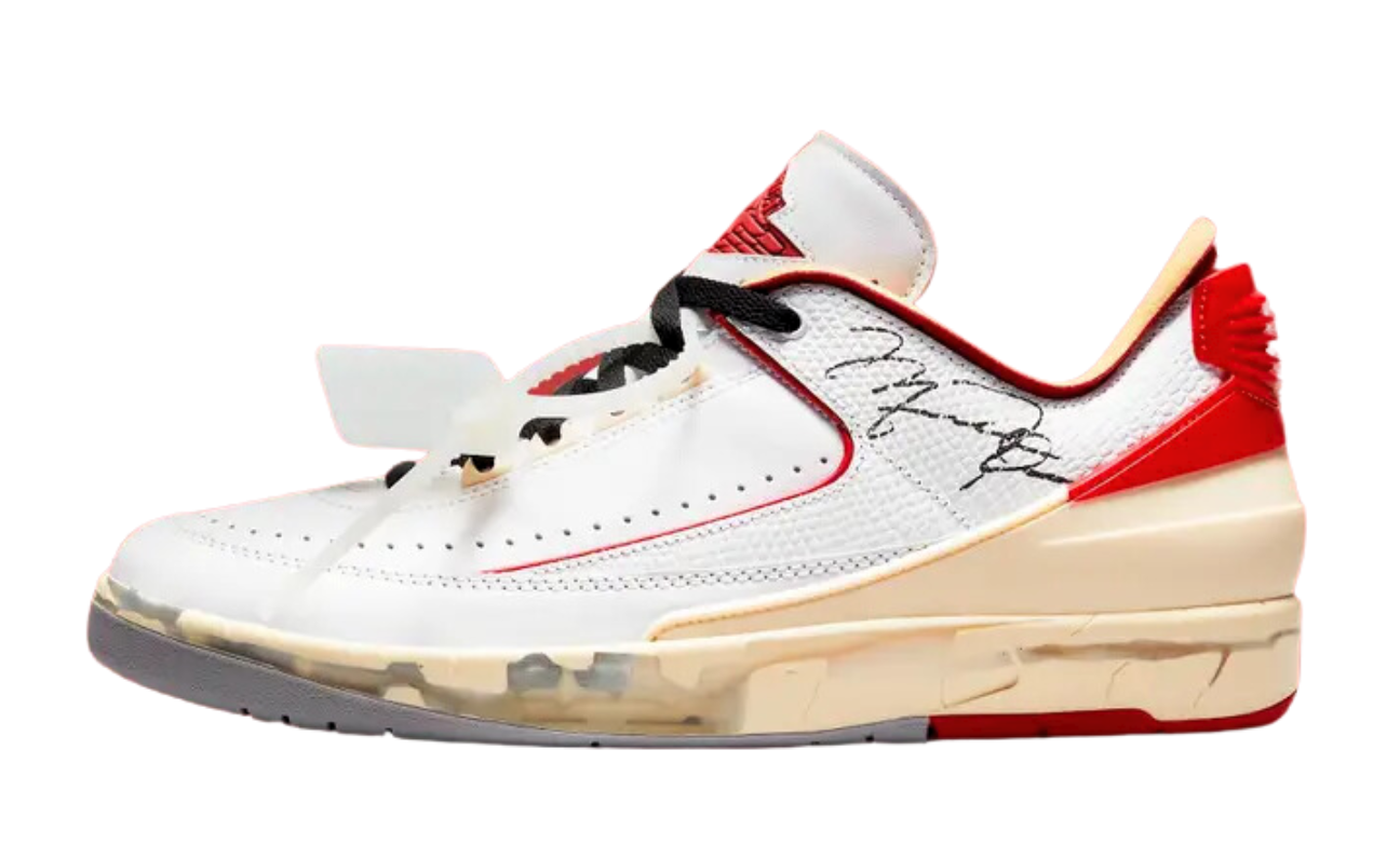 Jordan 2 Low Off-White White Red