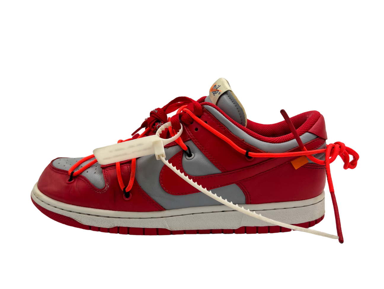 Nike Off-White Dunk Low University Red COND 8.5/10 (OG ALL)