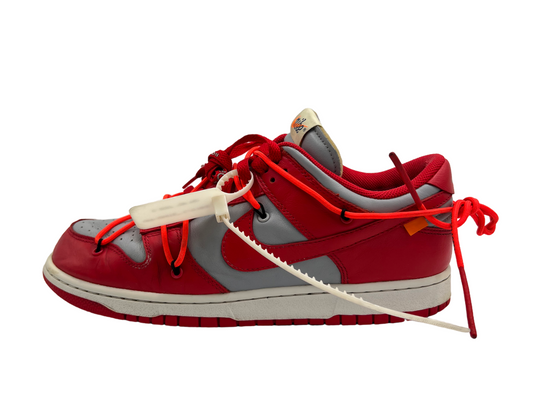 Dunk Low Off-White  University Red COND 8.5/10 (OG ALL)