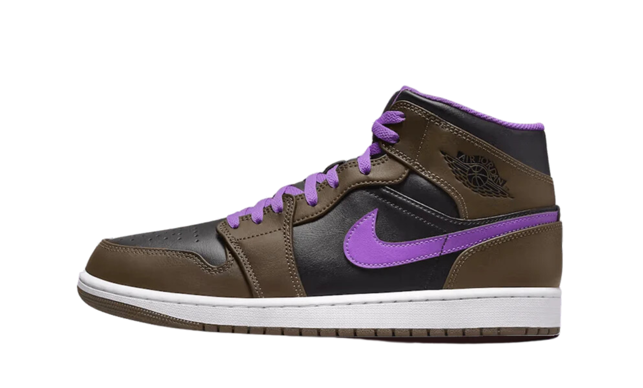 Jordan 1 Mid Purple Mocha (GS)