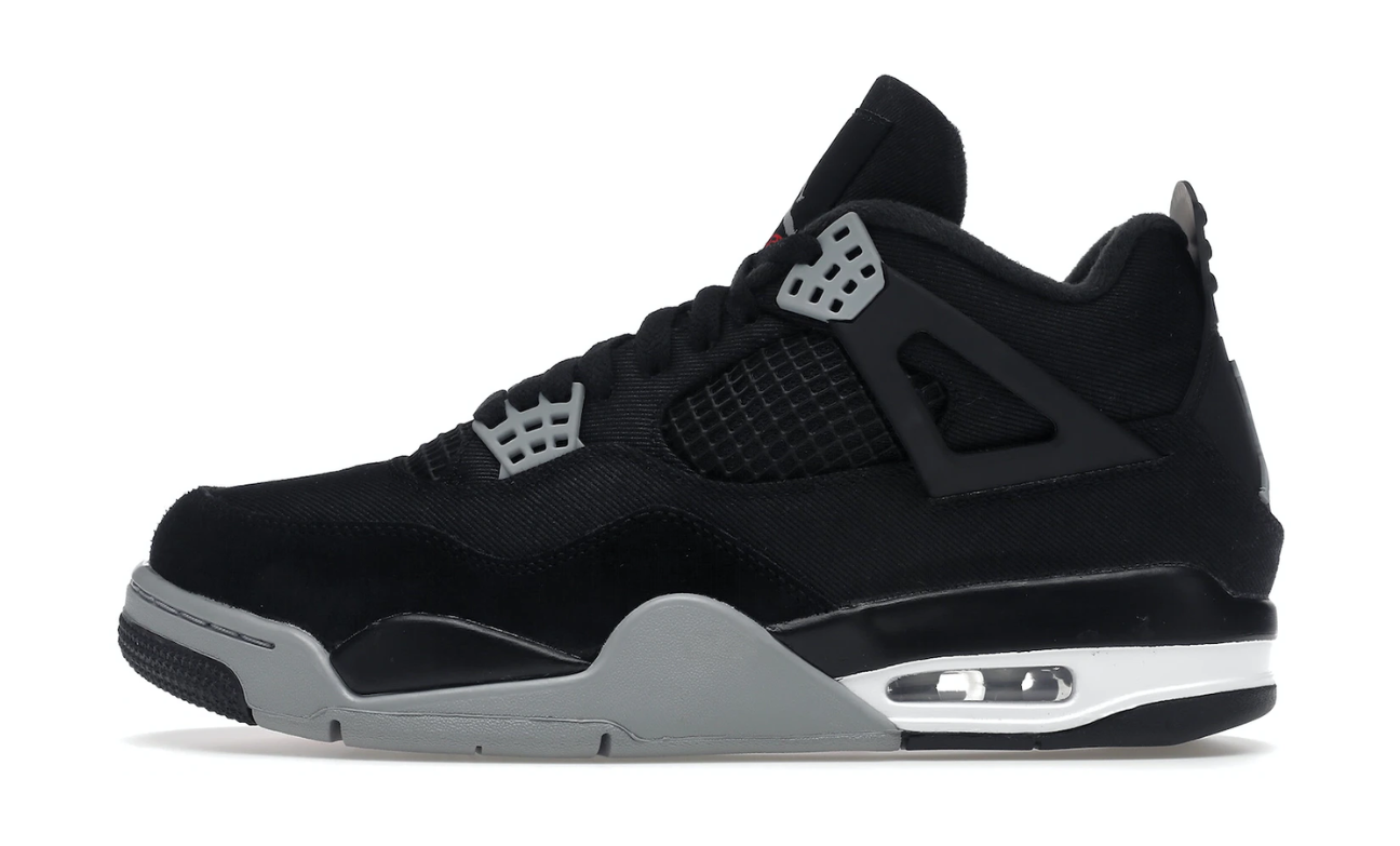 Jordan 4 Black Canvas