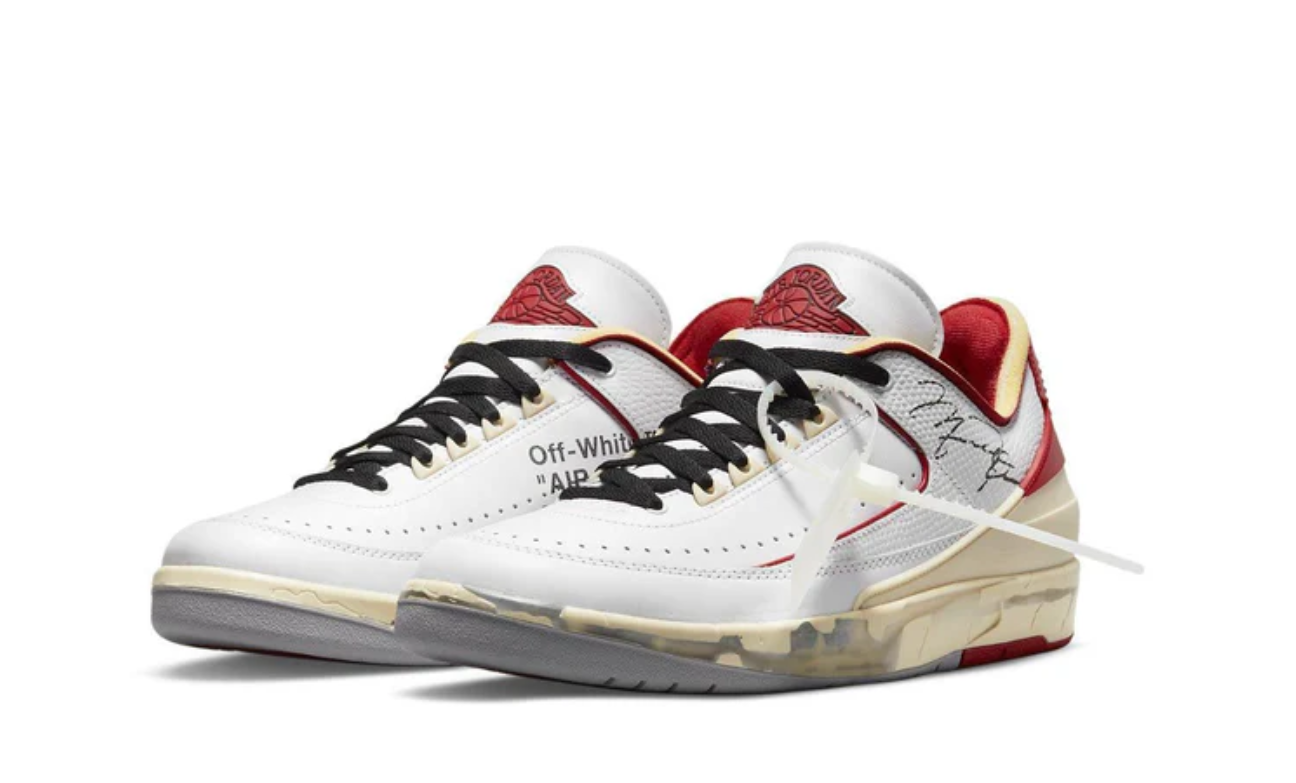 Jordan 2 Low Off-White White Red