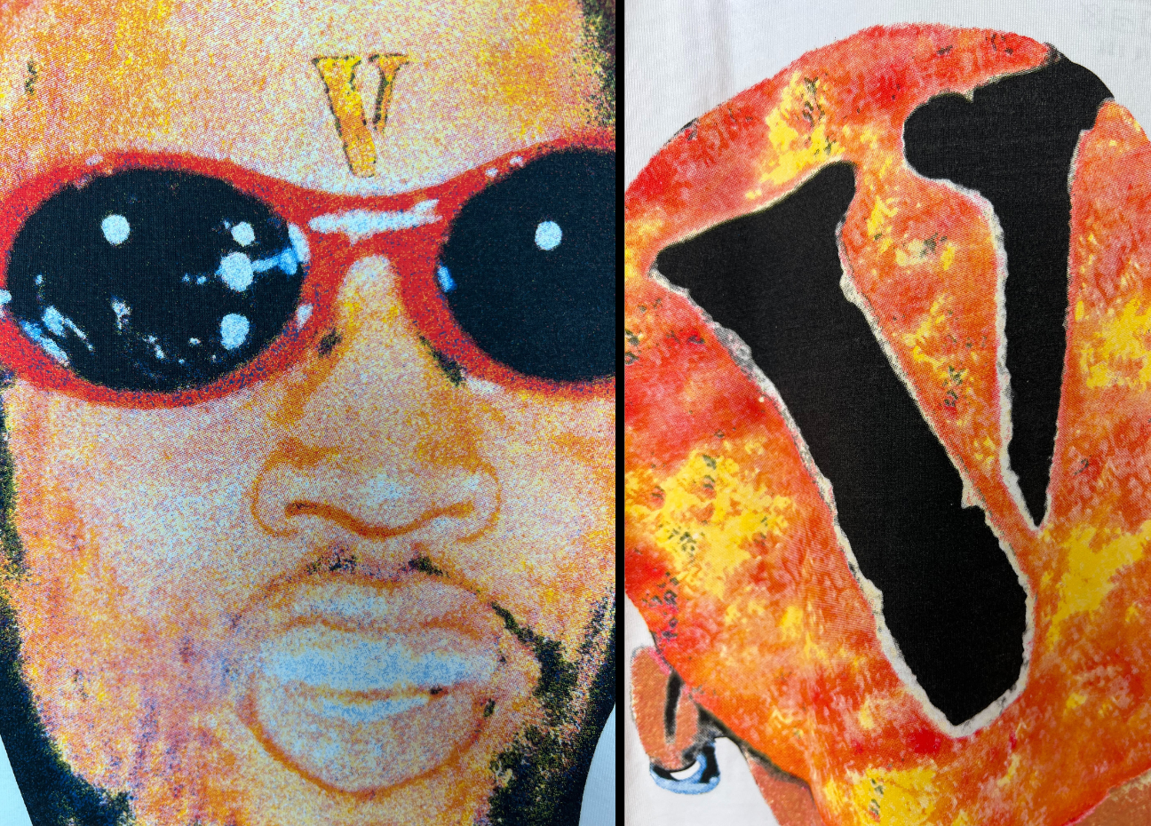 Vlone Dennis Rodman T-shirt COND 9/10