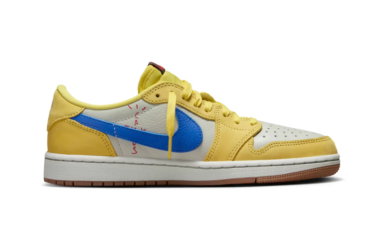 Jordan 1 Low Travis Scott Canary (W)