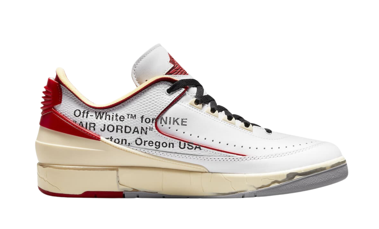 Jordan 2 Low Off-White White Red