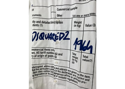 Dsquared2 Shirt Customs Declaration COND 9.5/10