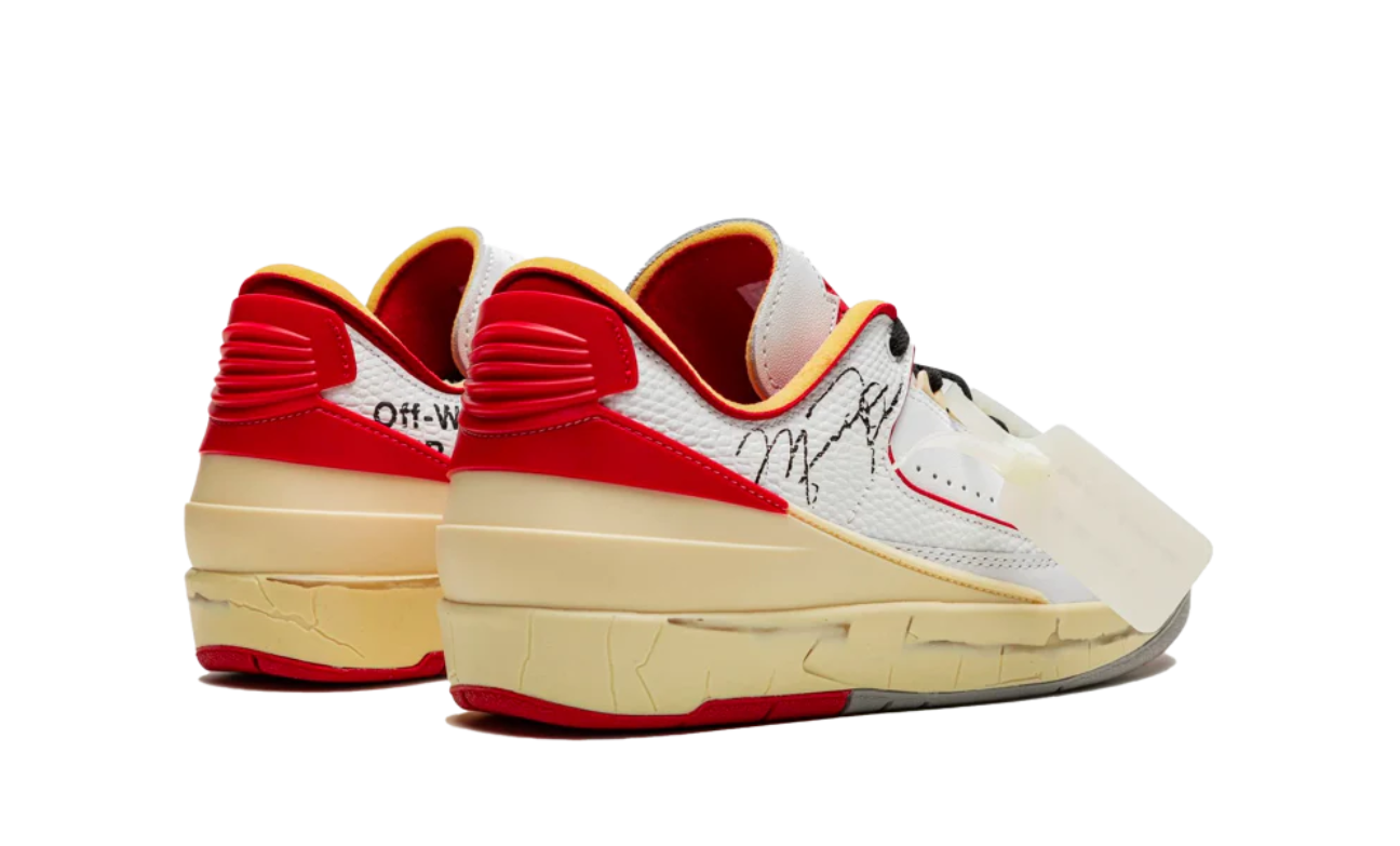 Jordan 2 Low Off-White White Red