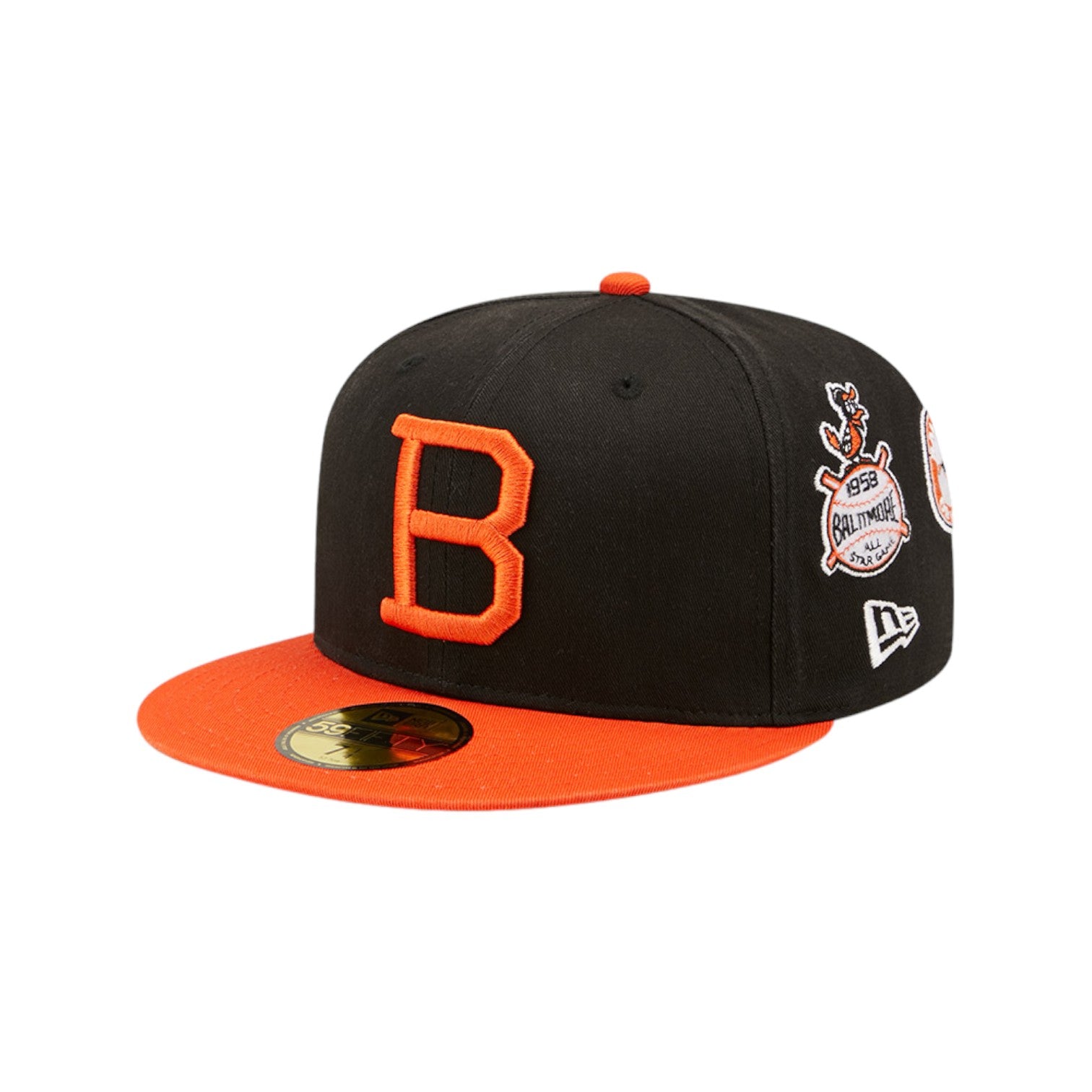 59FIFTY Baltimore Orioles Cooperstown Black