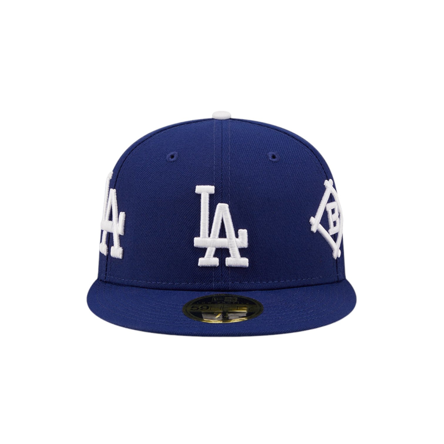 59FIFTY Low Profile LA Dodgers All Over Logo Blue