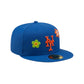 59FIFTY New York Mets MLB Flower Blue