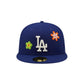 59FIFTY LA Dodgers MLB Flower Blue