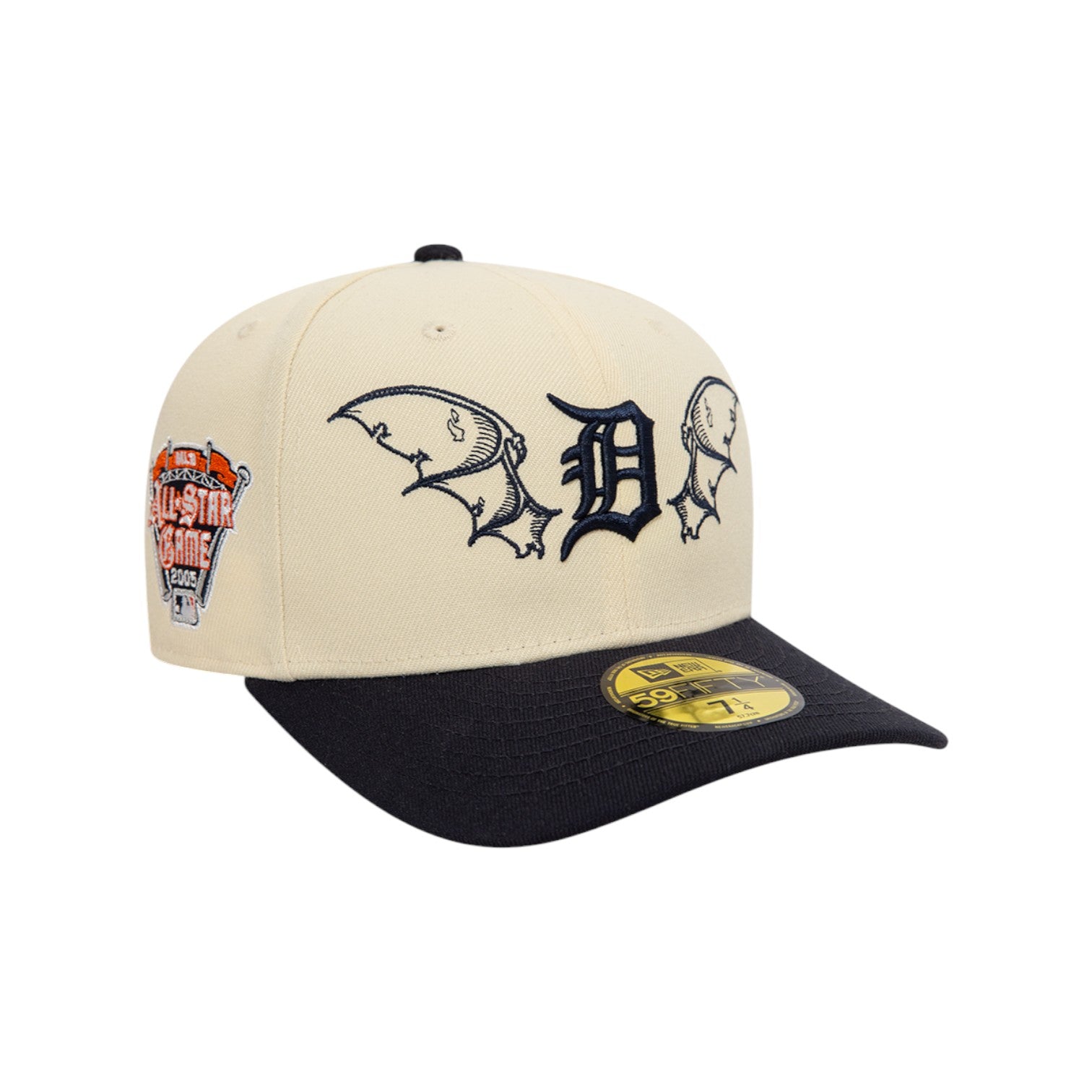 59FIFTY Detroit Tigers MLB Team Wings Light Beige