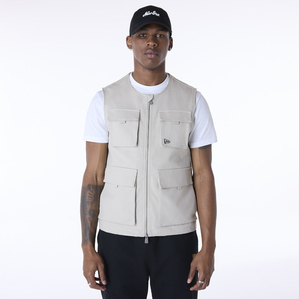 Utility Vest Cream