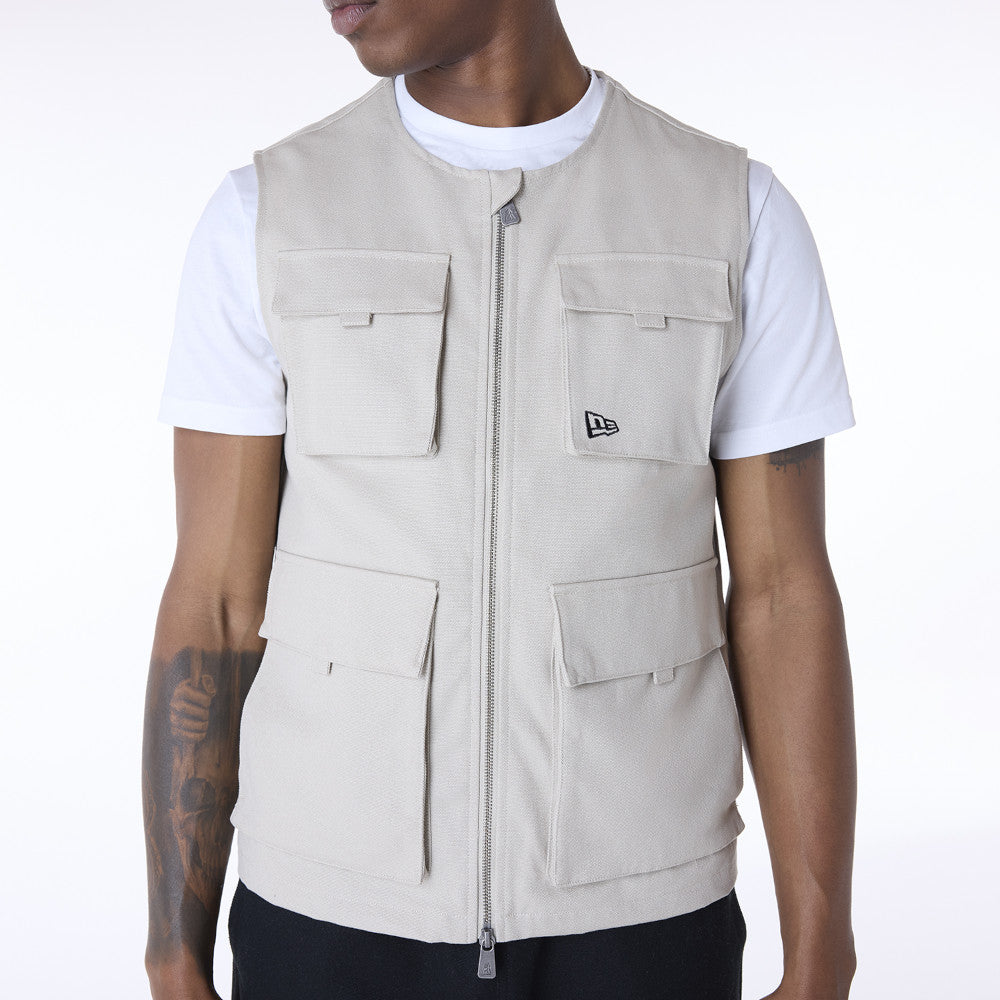 Utility Vest Cream