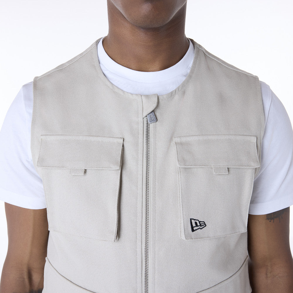 Utility Vest Cream