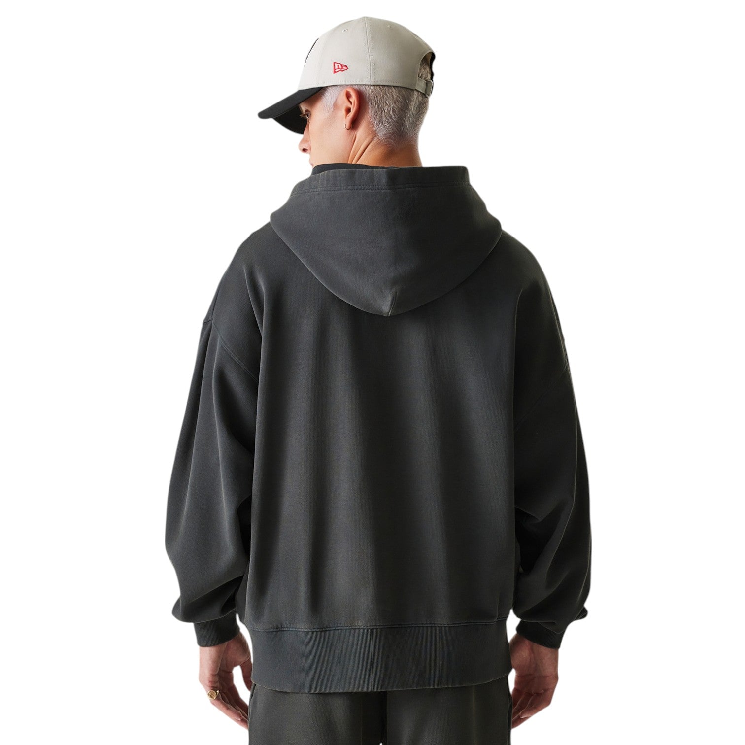 Zip Hoodie Oversize Chicago Bulls Dark Grey