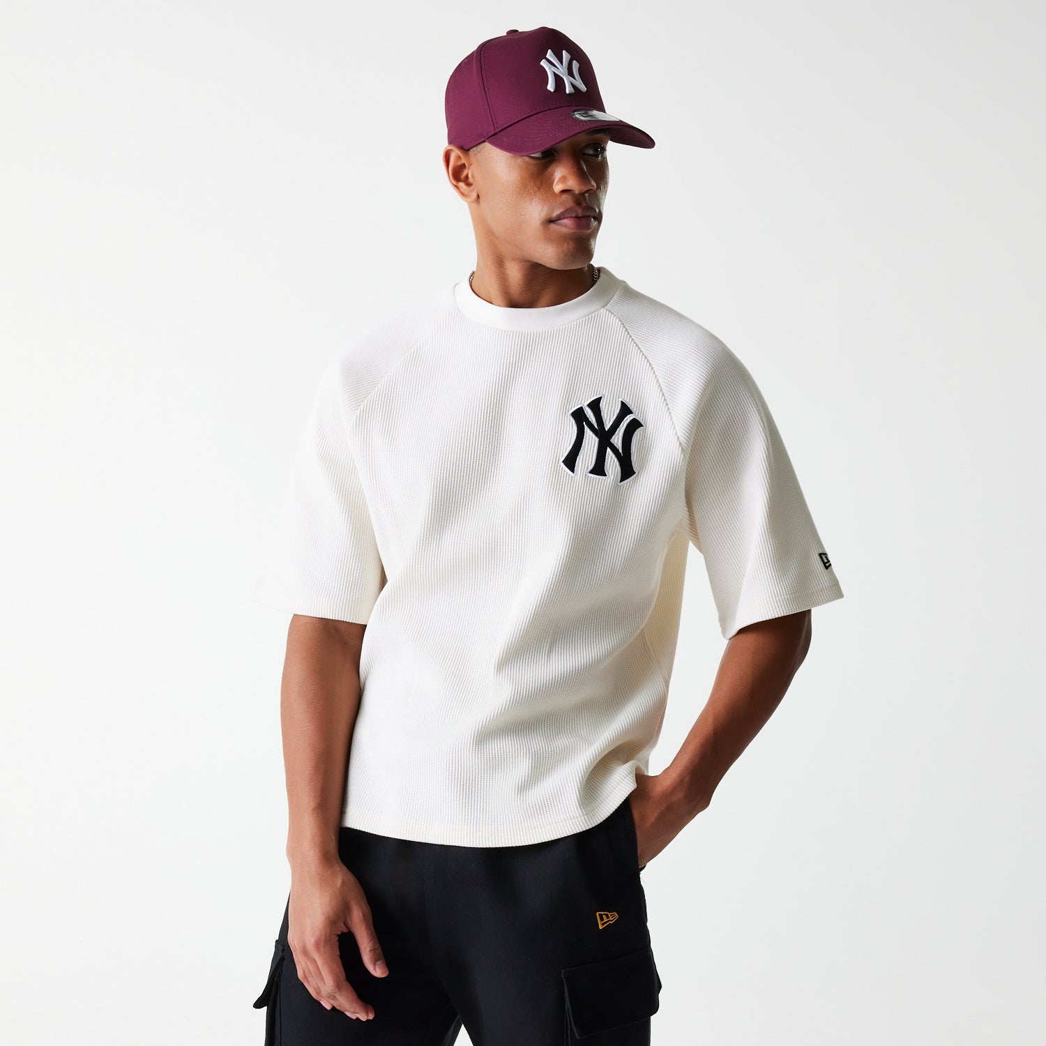 T-shirt New York Yankees Waffle Oversize