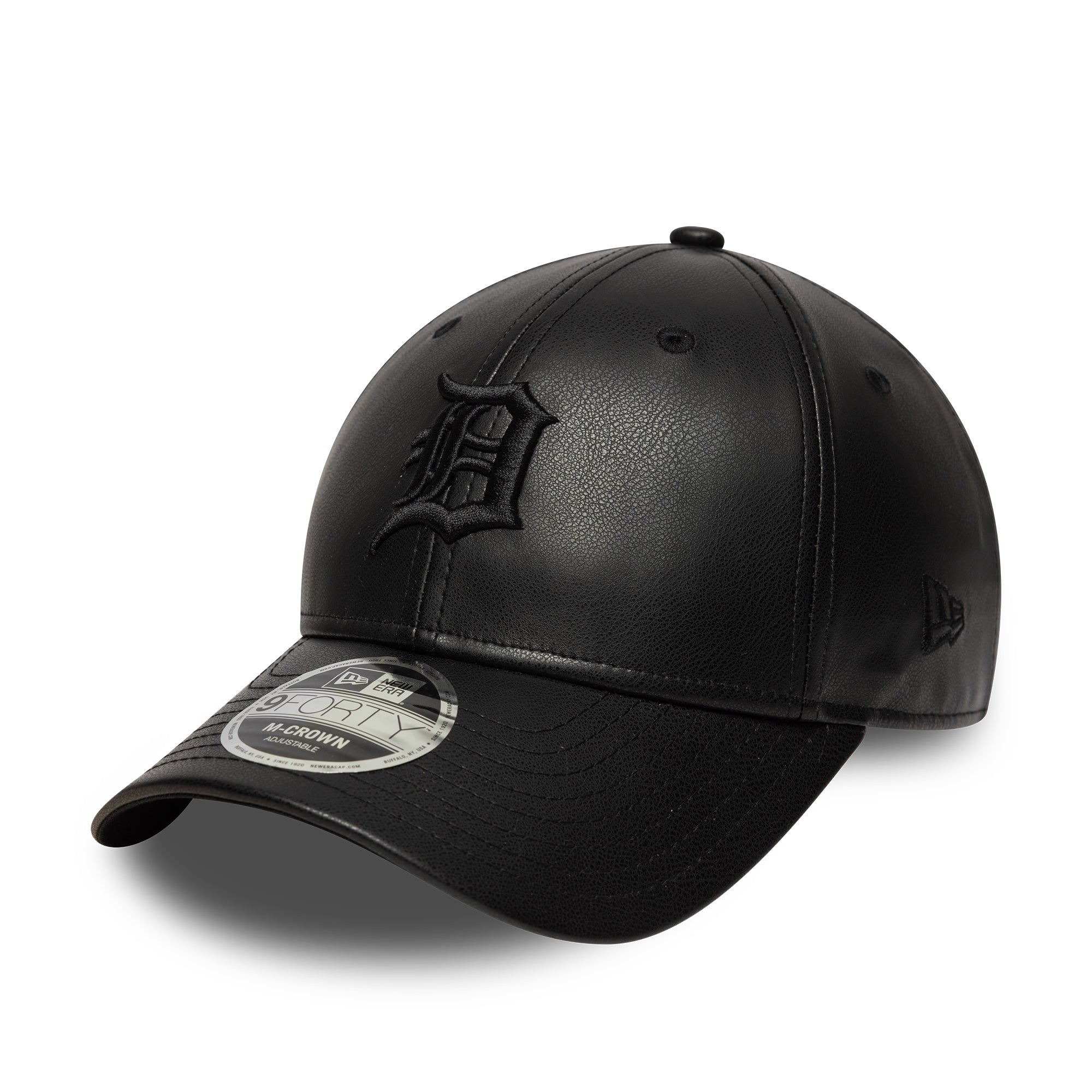 9FORTY Detroit Tigers Leather Black
